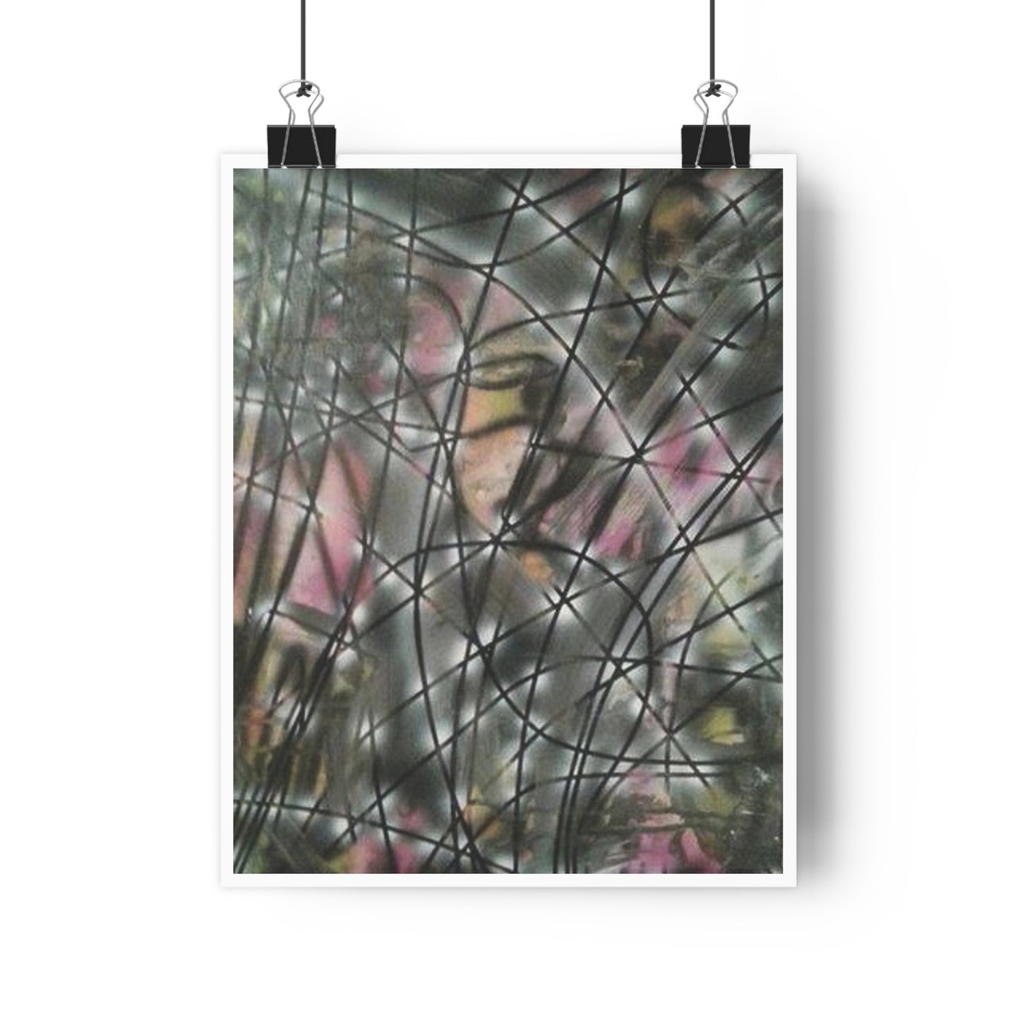 "Crossed Lines”- Giclée Art Print by artist David Hilborn