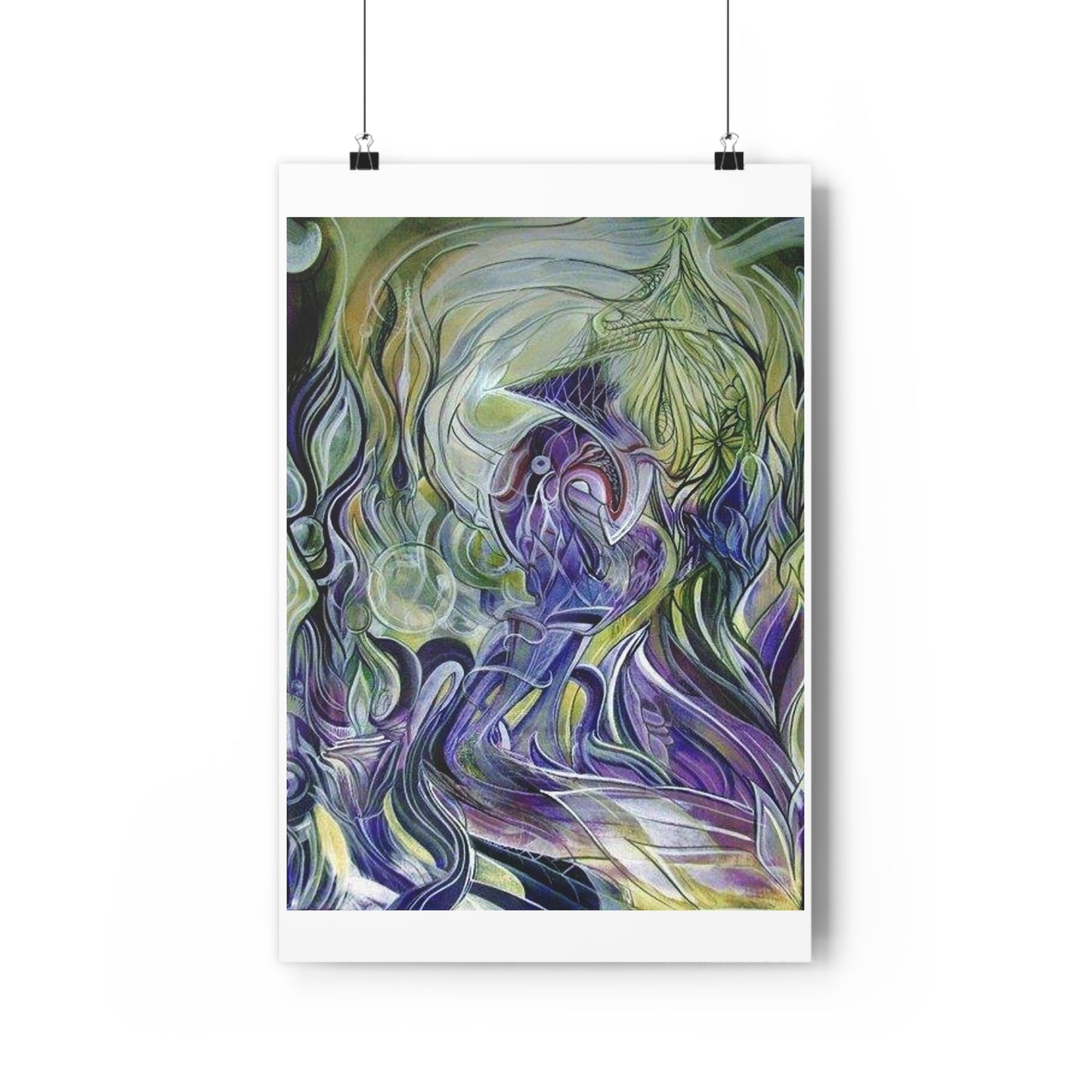 "Purp”- Giclée Art Print by artist David Hilborn