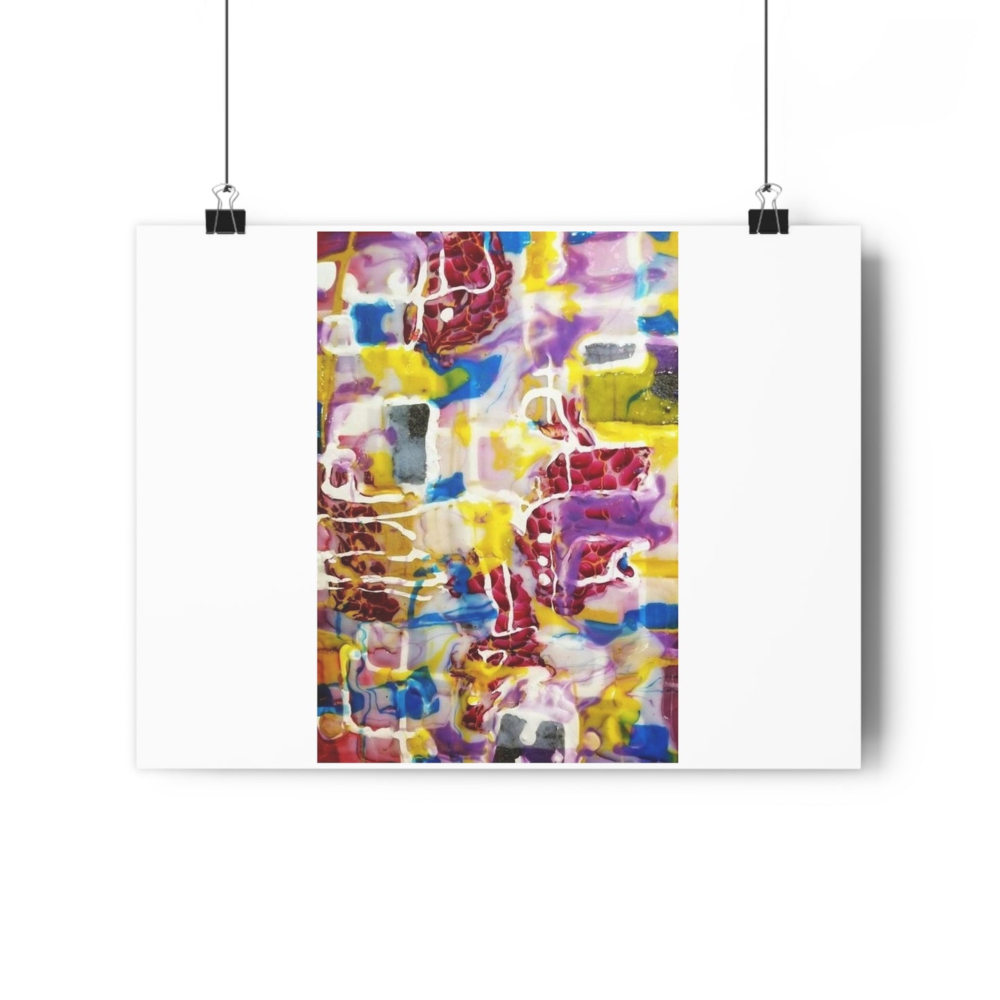 "Technicolor Razzle Dazzle”- Giclée Art Print by artist David Hilborn