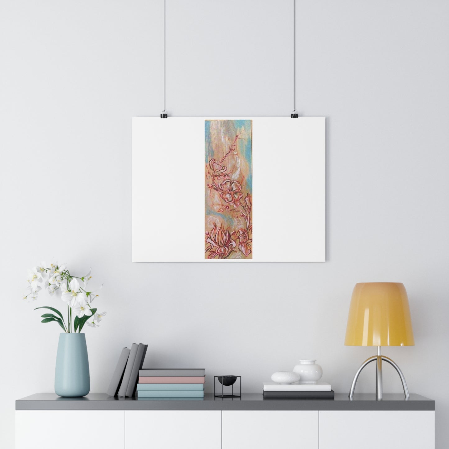 "Cherry Blossoms”- Giclée Art Print by artist David Hilborn