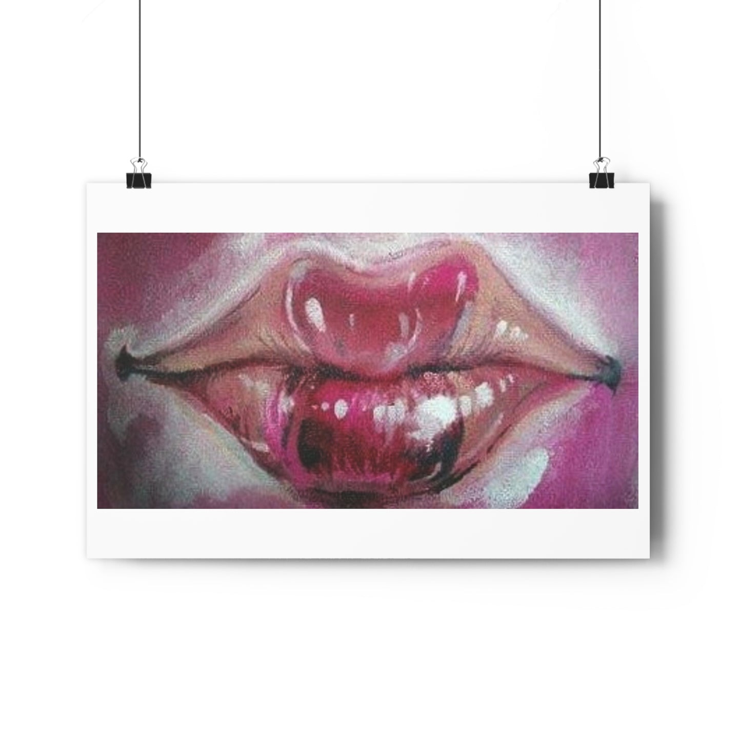 "Lips”- Giclée Art Print by artist David Hilborn