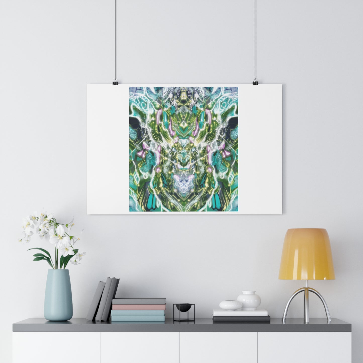 "Green Dragon”- Giclée Art Print by artist David Hilborn