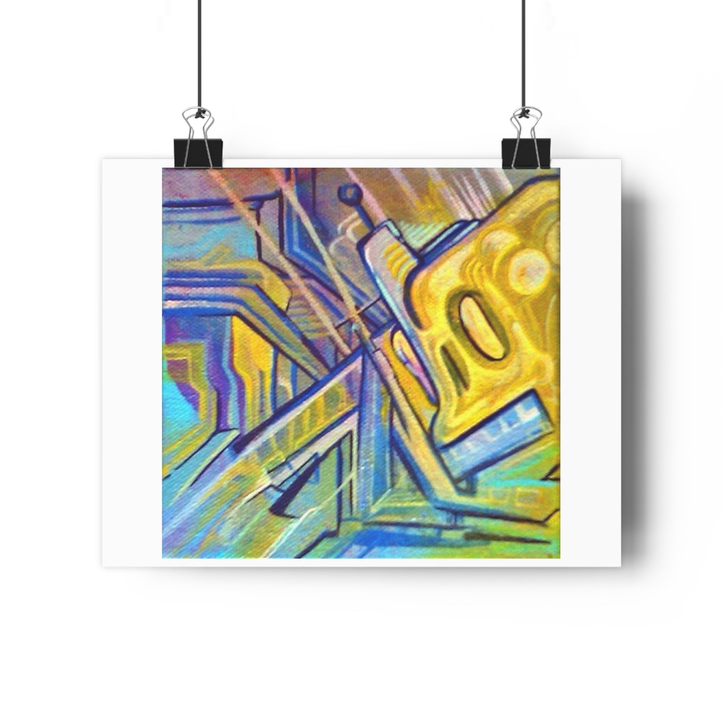 "Robo Drip”- Giclée Art Print by artist David Hilborn