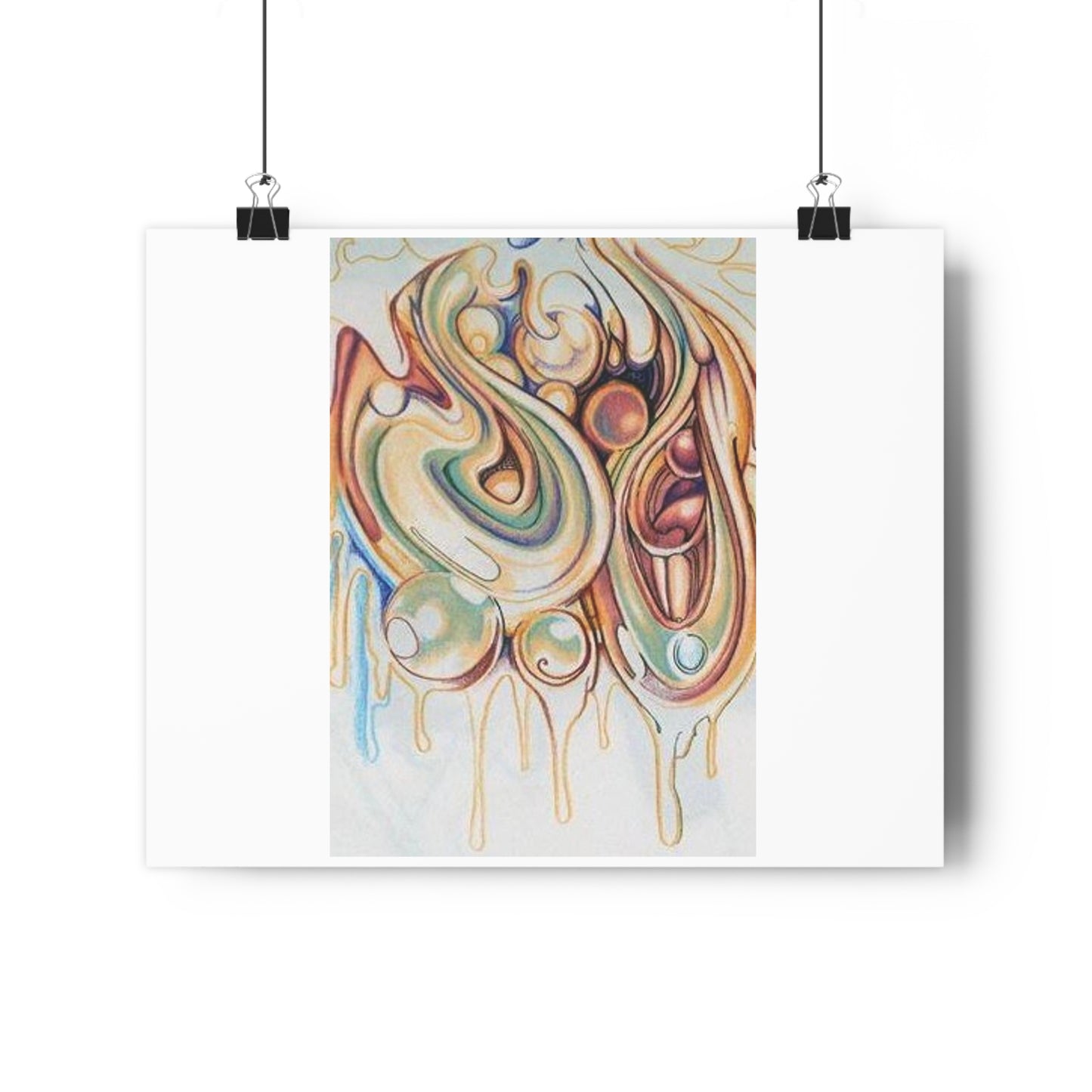 "Iridescent Bubbles”- Giclée Art Print by artist David Hilborn