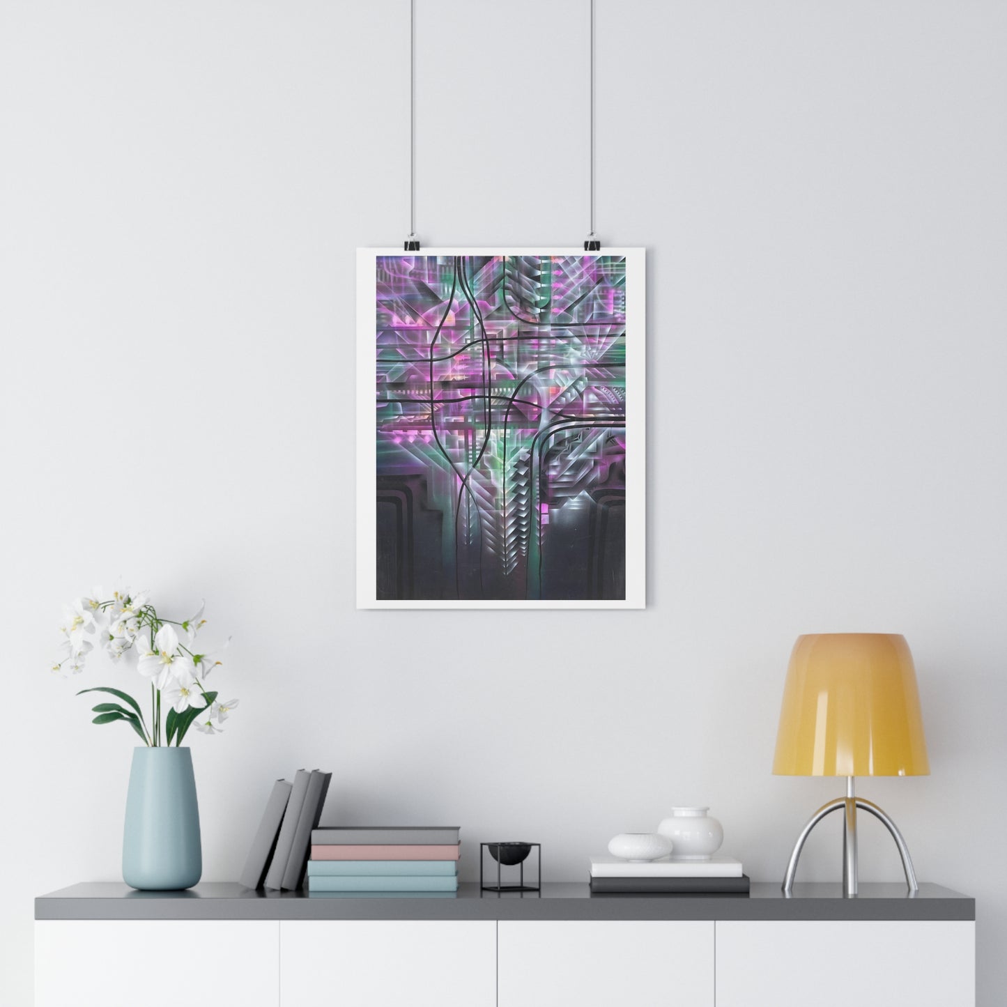 “Compute”- Giclée Art Print by artist David Hilborn