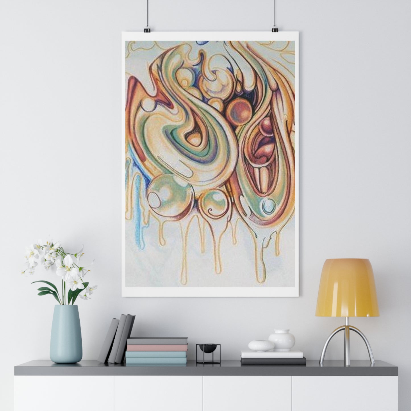 "Iridescent Bubbles”- Giclée Art Print by artist David Hilborn