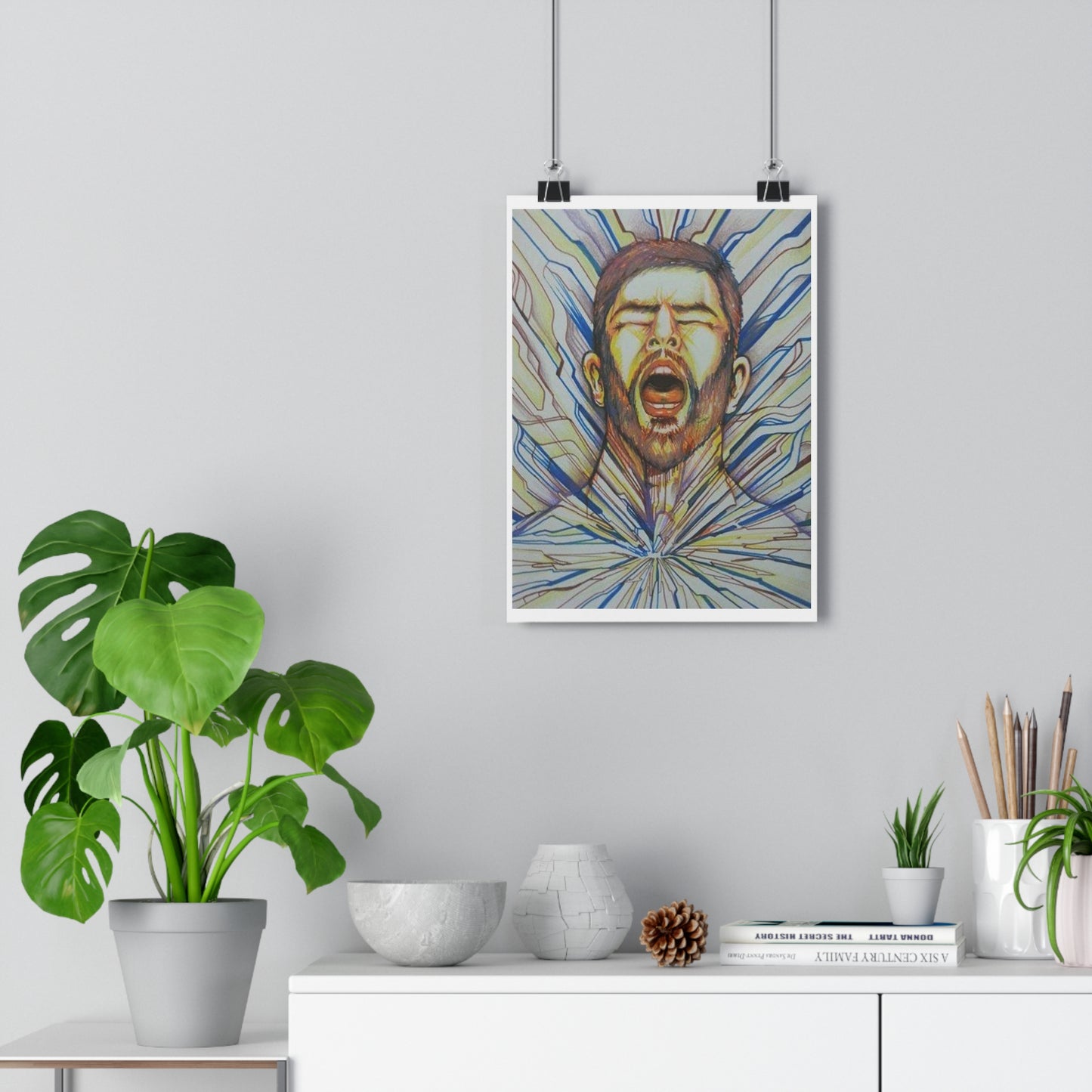 "Burst”- Giclée Art Print by artist David Hilborn