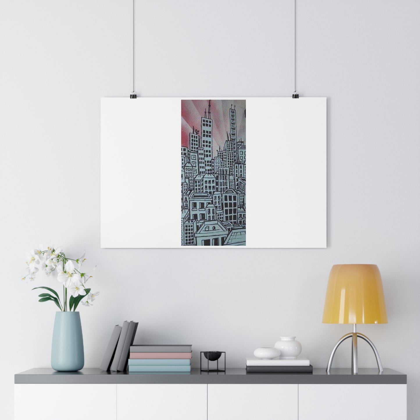 "Sky View”- Giclée Art Print by artist David Hilborn