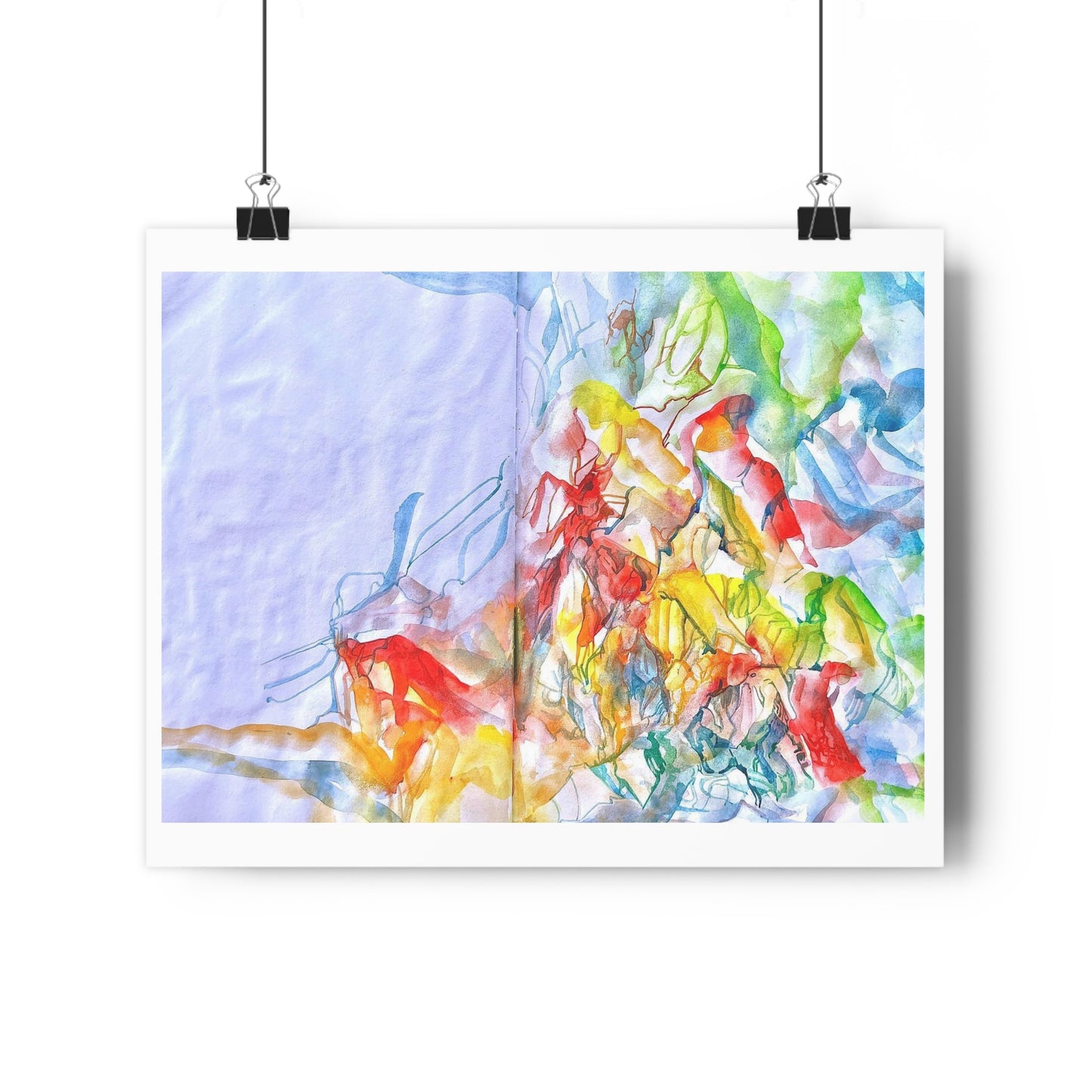 "Waterpark”- Giclée Art Print by artist David Hilborn