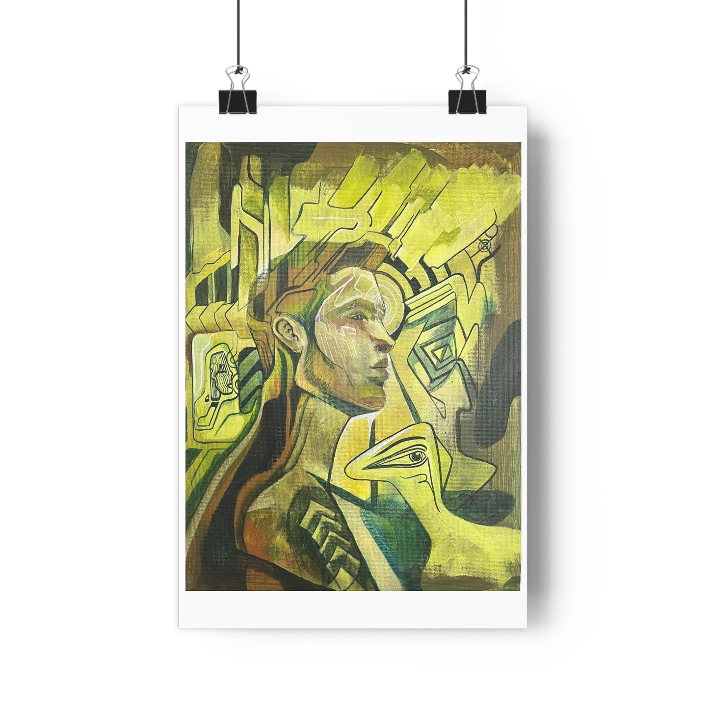 "Gliff" - Giclée Art Print by artist David Hilborn