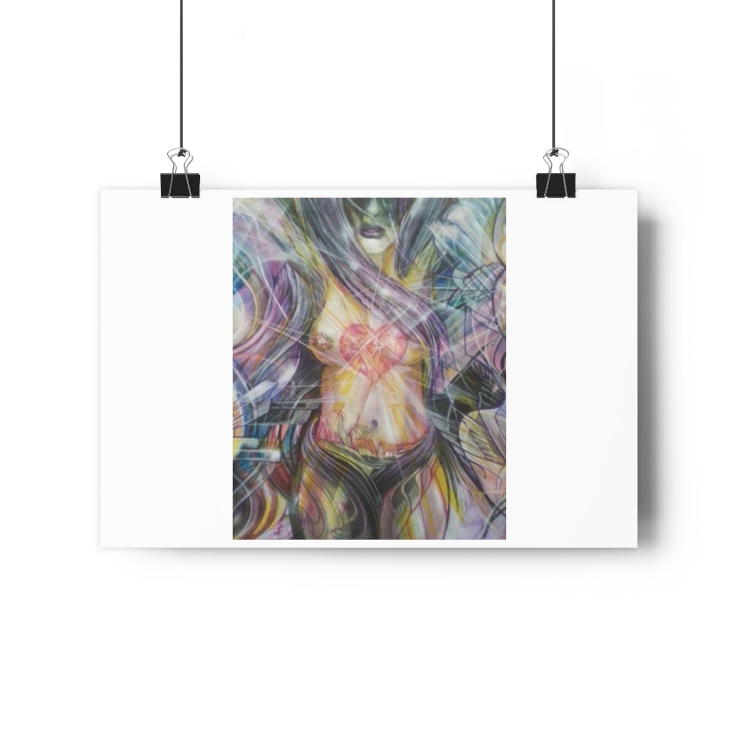 "Visionary Nude”- Giclée Art Print by artist David Hilborn