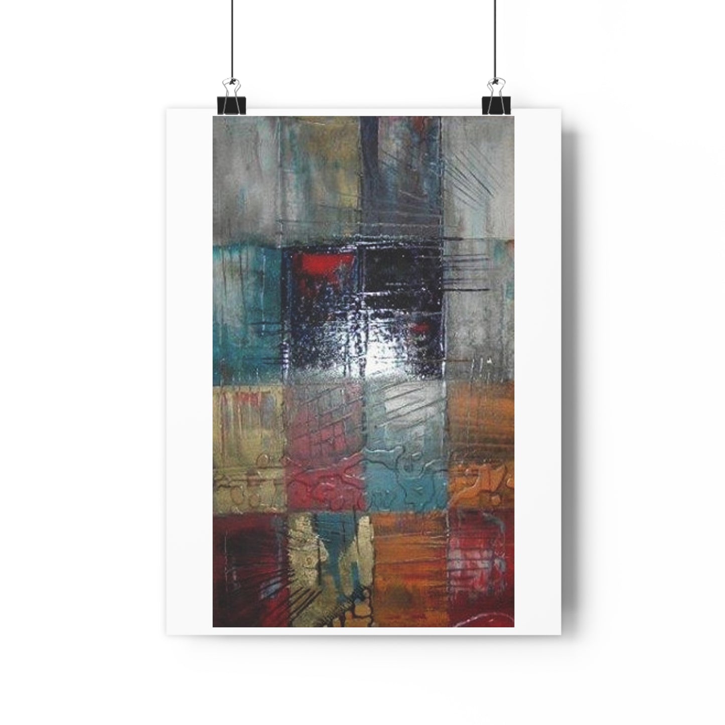 "Contemporary Grid”- Giclée Art Print by artist David Hilborn