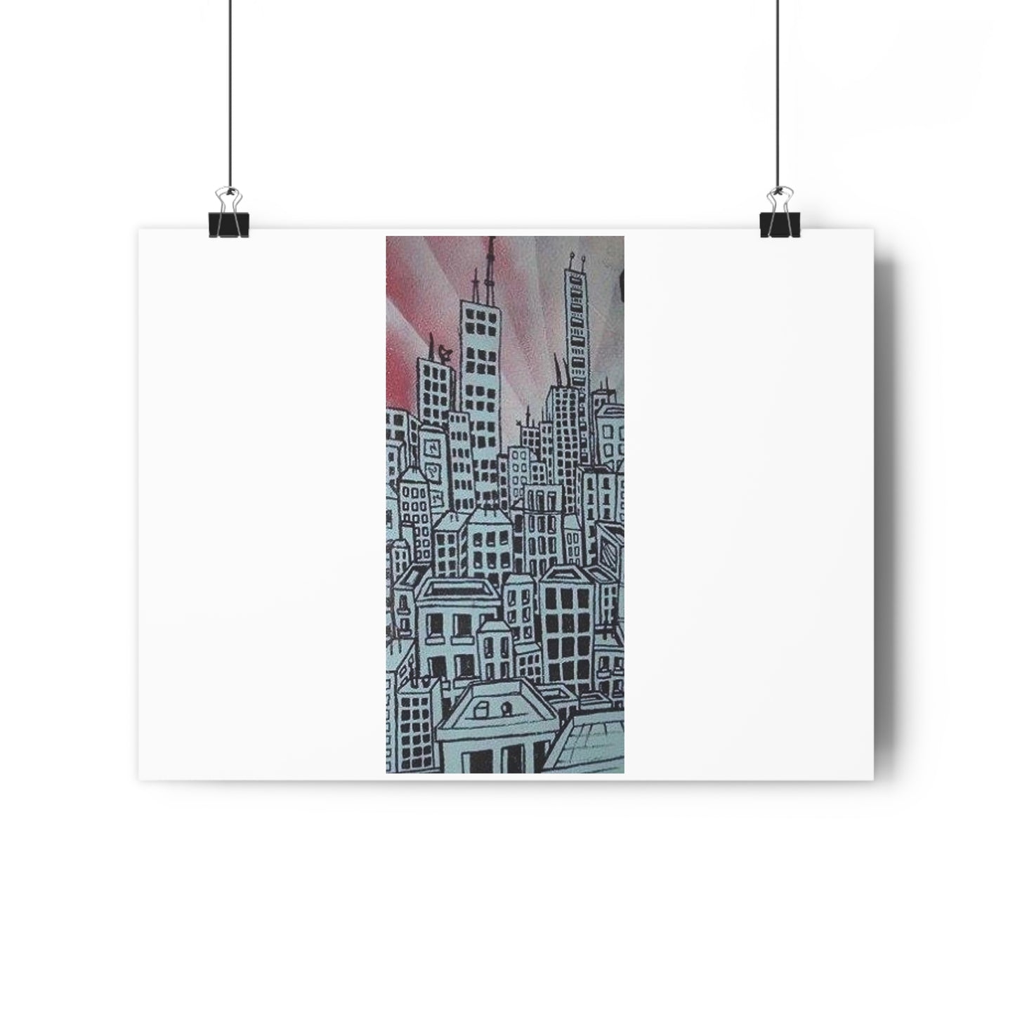 "Sky View”- Giclée Art Print by artist David Hilborn