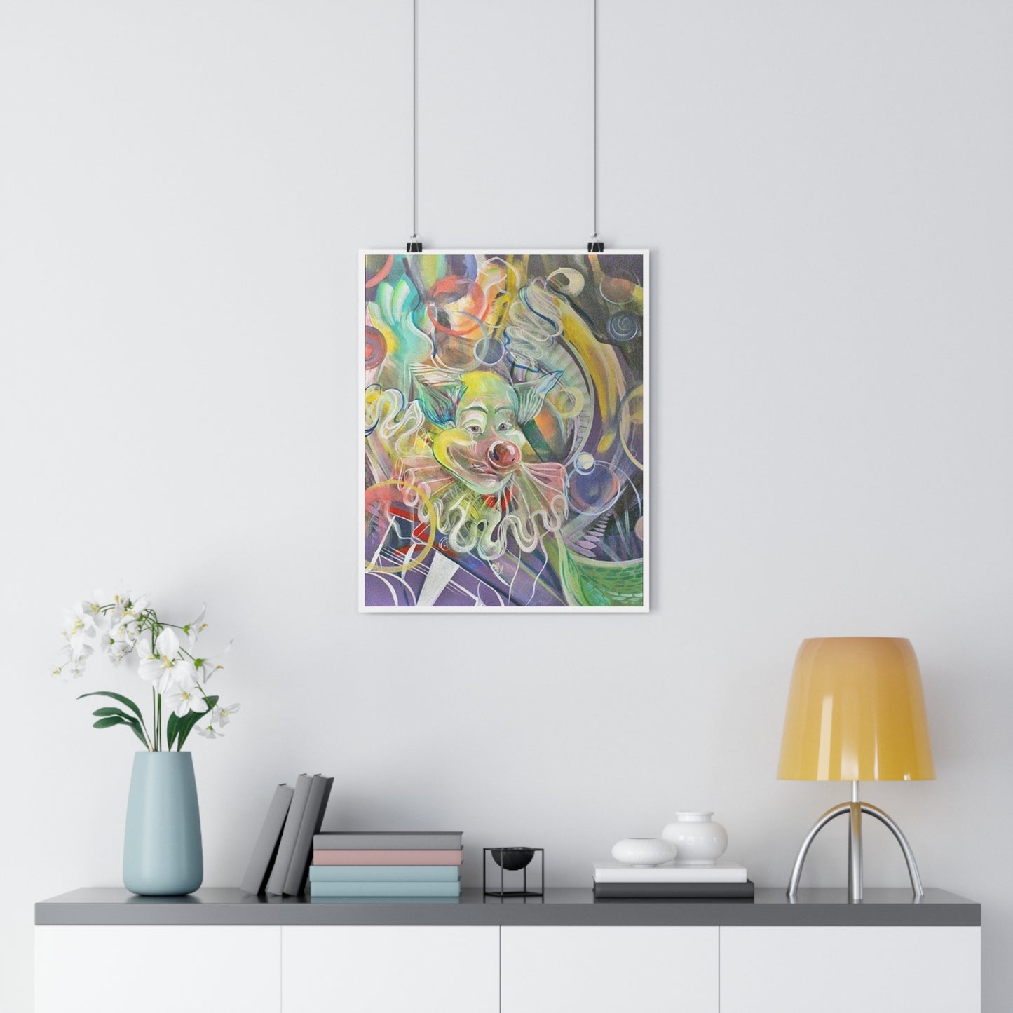 "Clowning Around”- Giclée Art Print by artist David Hilborn