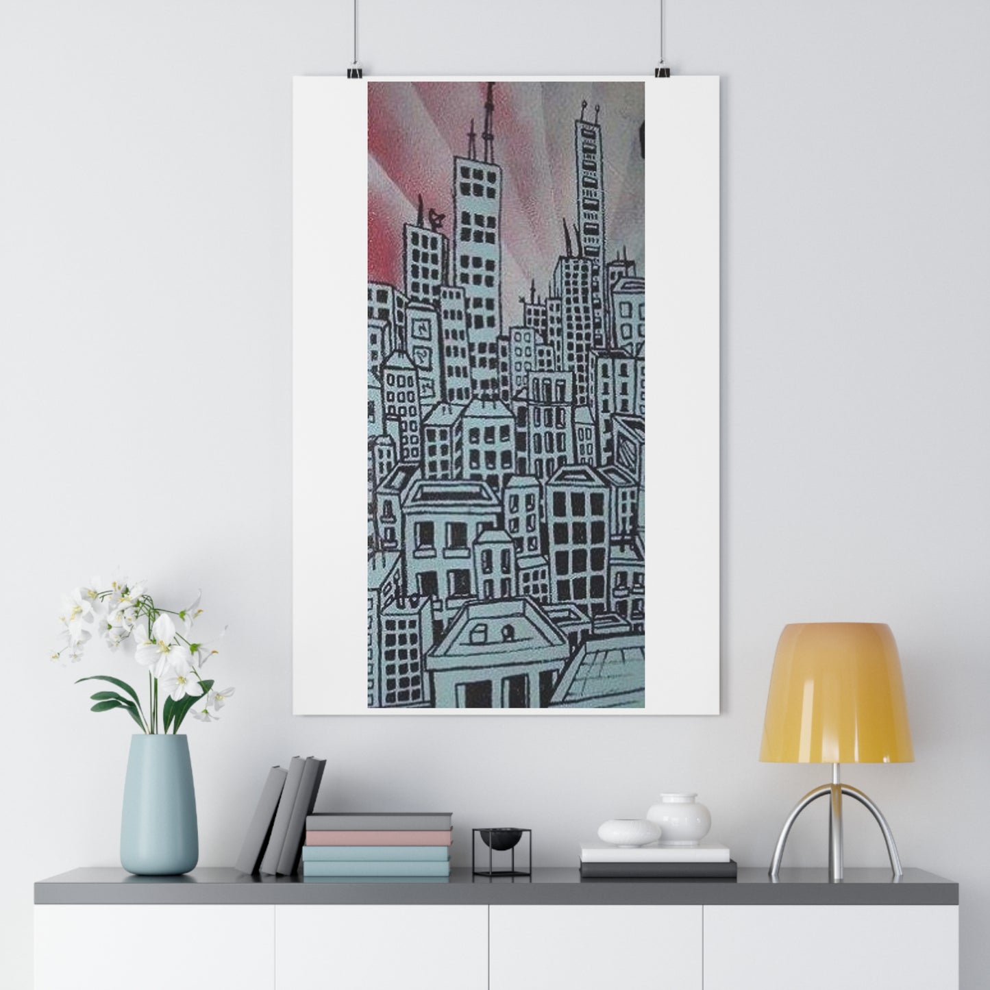 "Sky View”- Giclée Art Print by artist David Hilborn