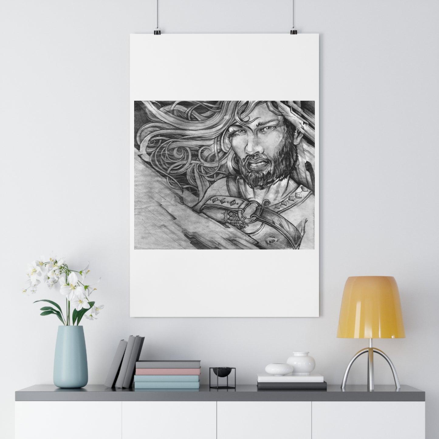 "Bearded Beauty" - Giclée Art Print by artist David Hilborn