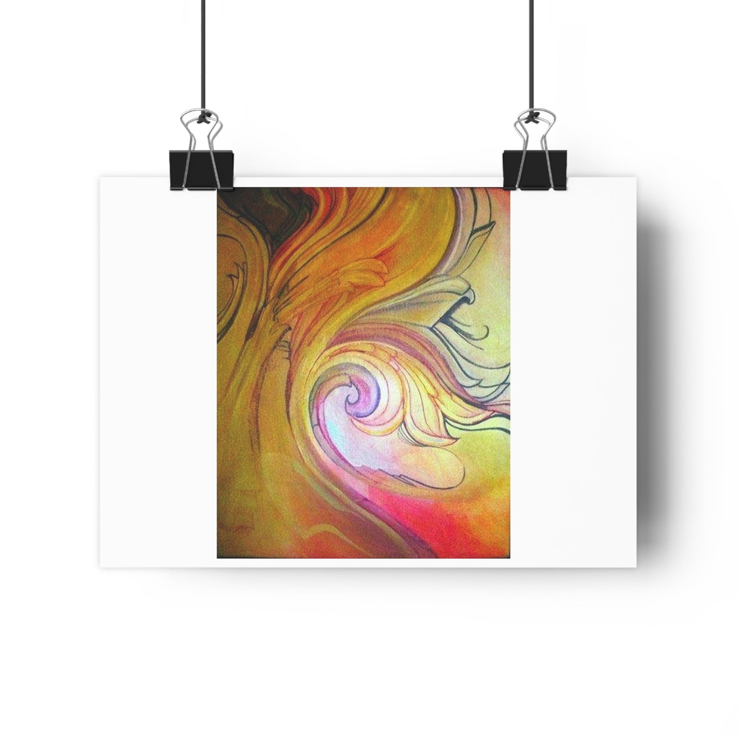 "Sol Flow”- Giclée Art Print by artist David Hilborn