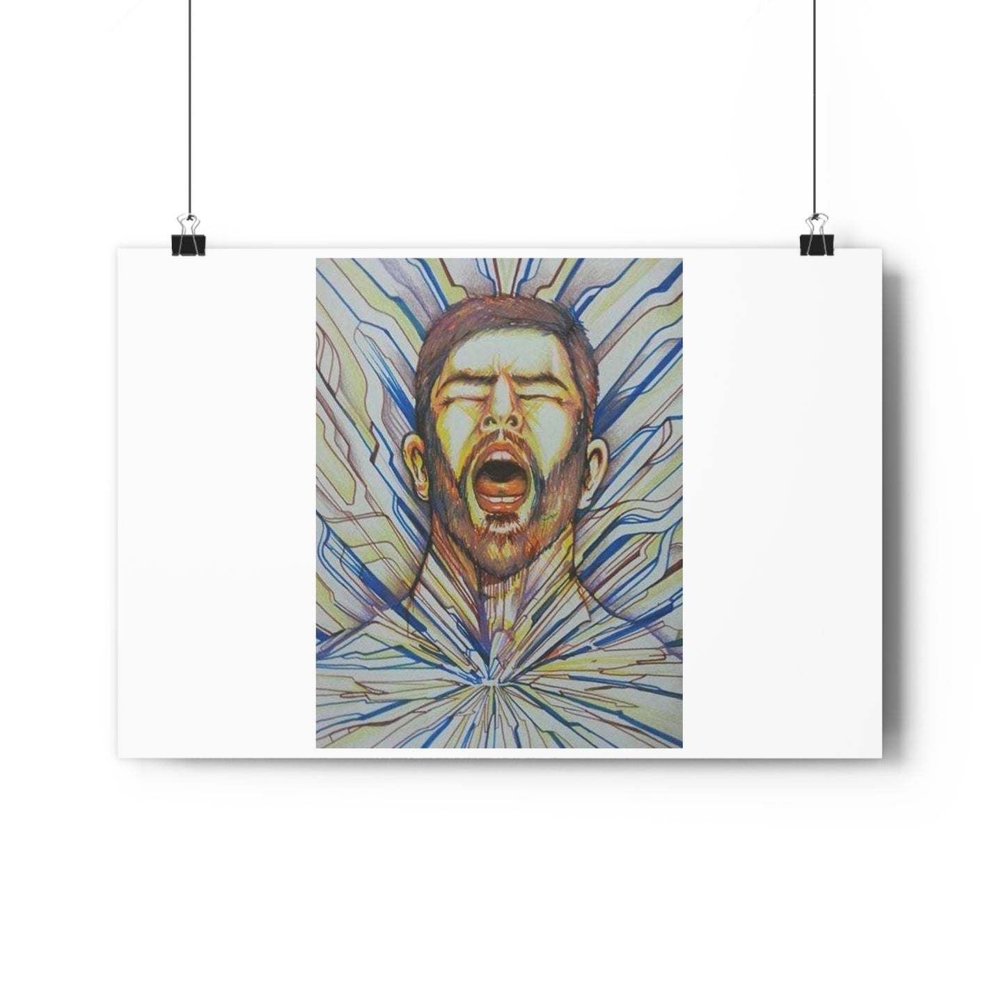 "Burst”- Giclée Art Print by artist David Hilborn