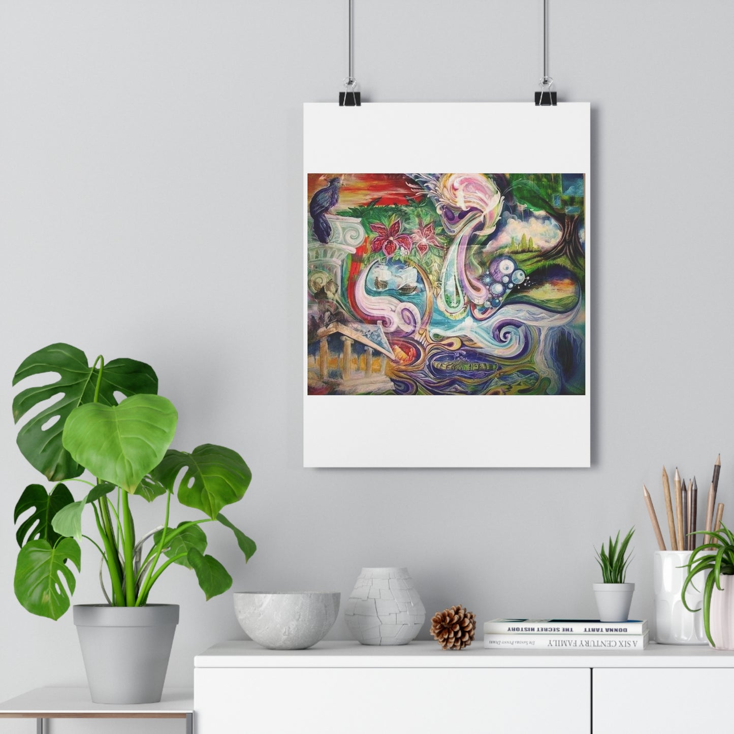 "Focus and Chaos”- Giclée Art Print by artist David Hilborn