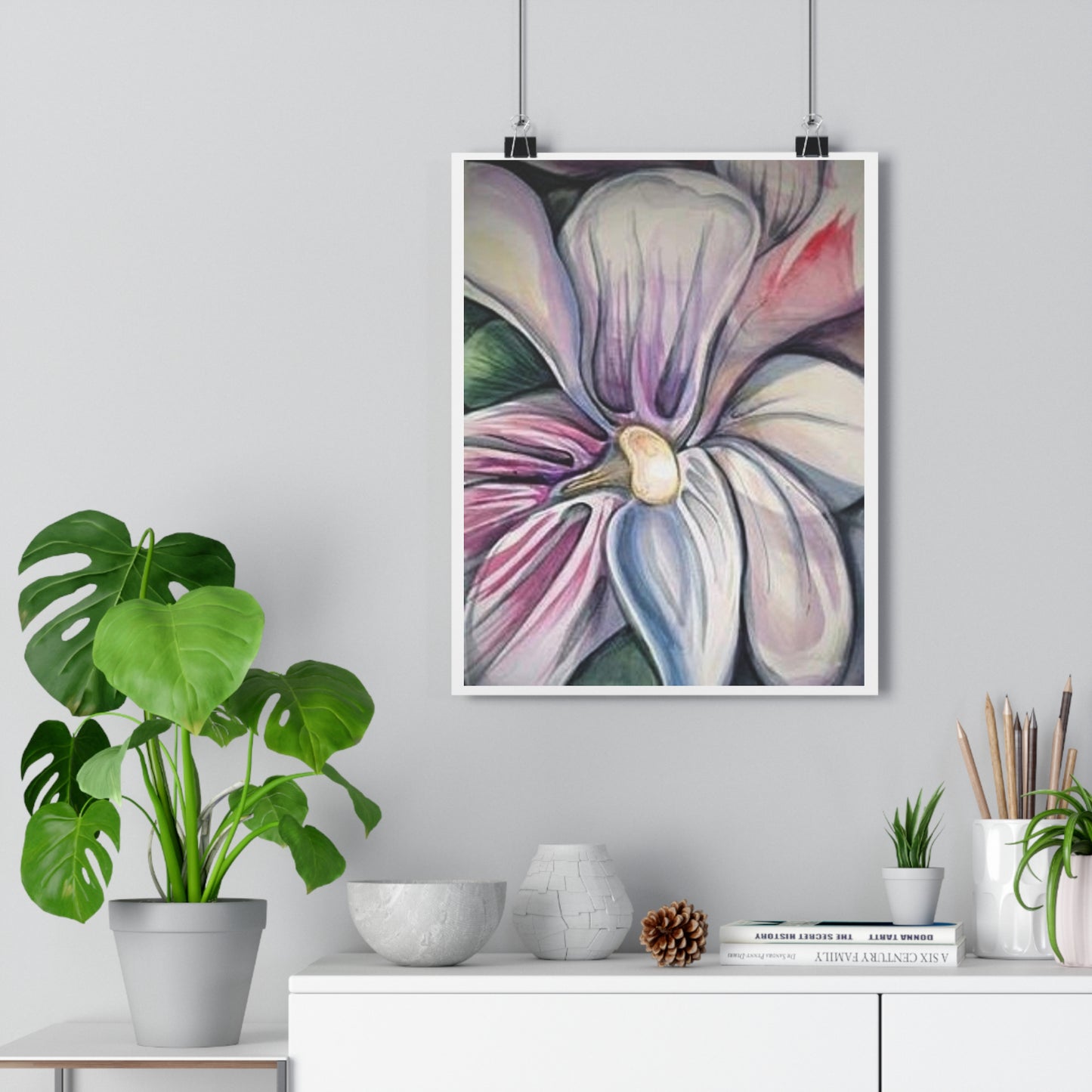 "Orchid”- Giclée Art Print by artist David Hilborn