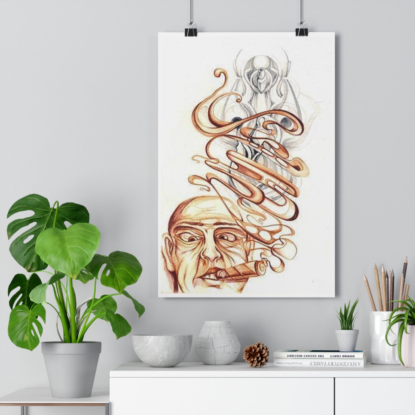 "Stogie”- Giclée Art Print by artist David Hilborn