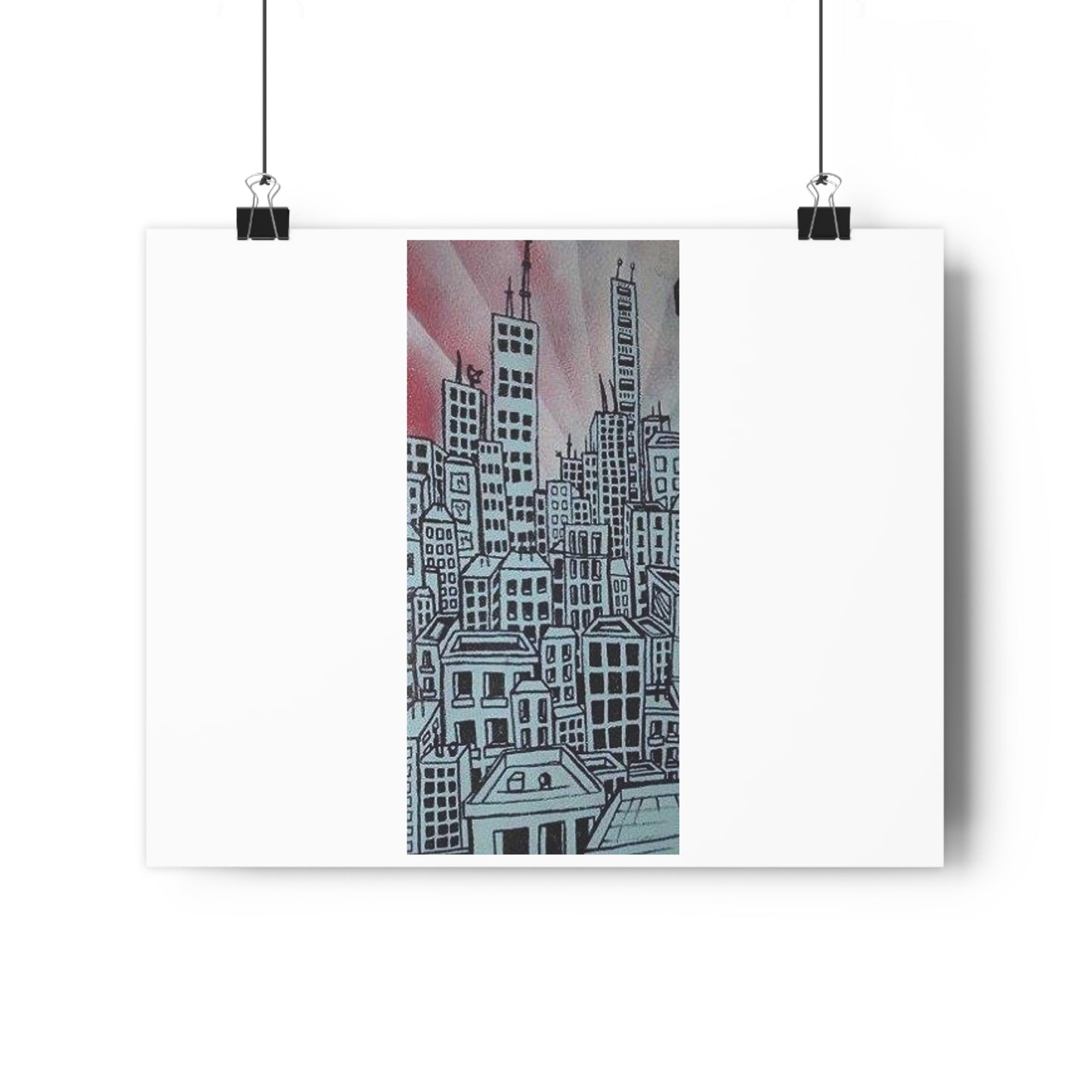 "Sky View”- Giclée Art Print by artist David Hilborn