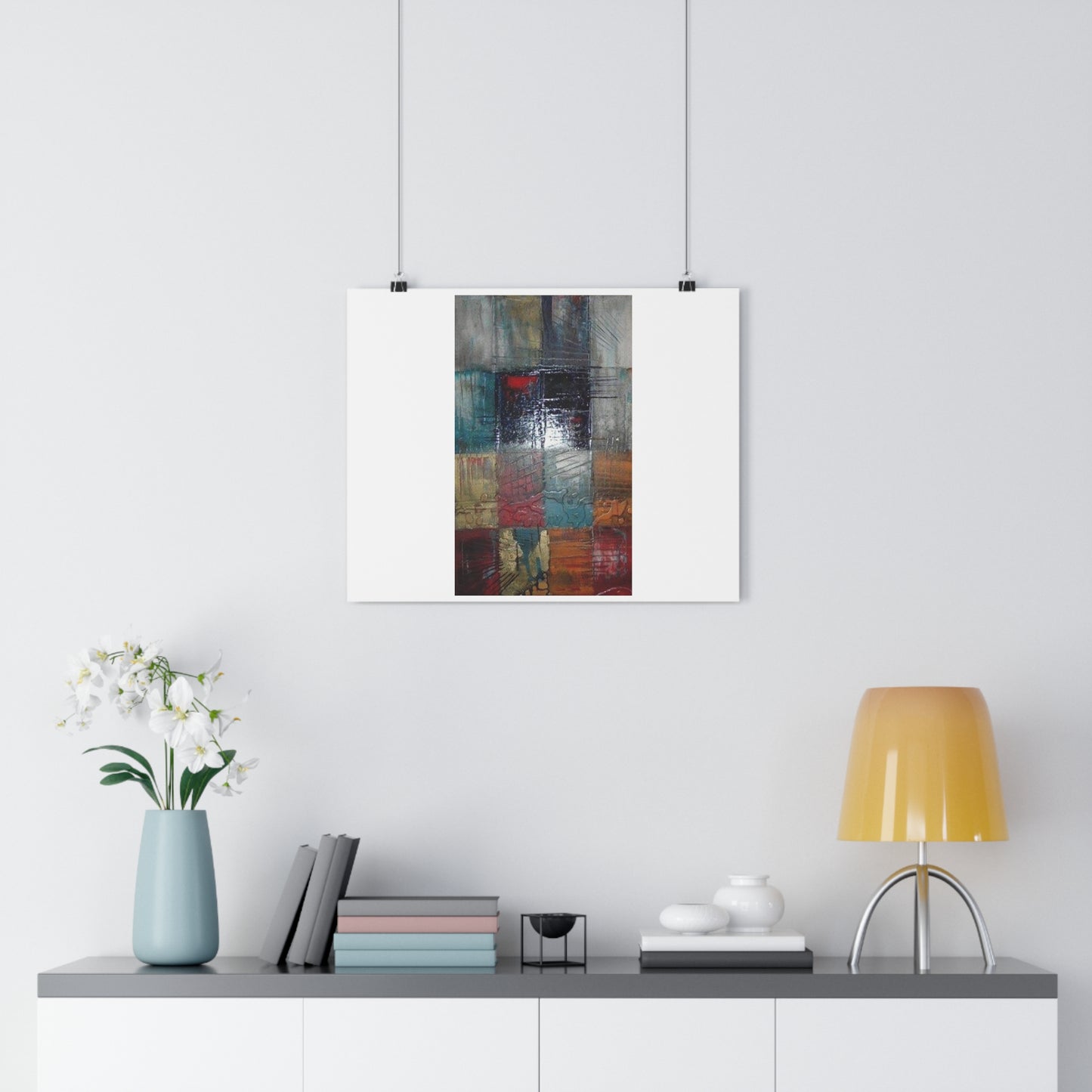 "Contemporary Grid”- Giclée Art Print by artist David Hilborn