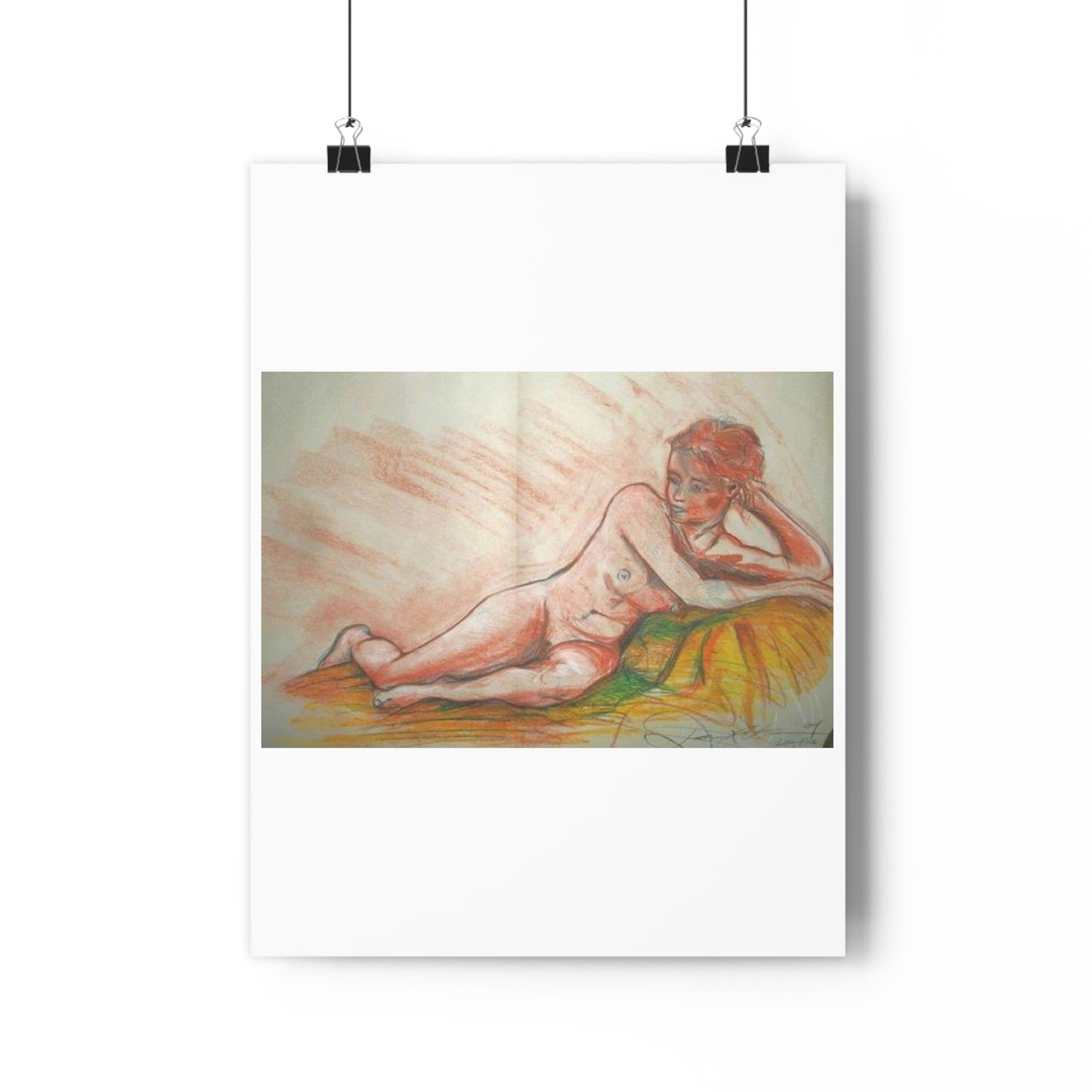 "Nude Study”- Giclée Art Print by artist David Hilborn