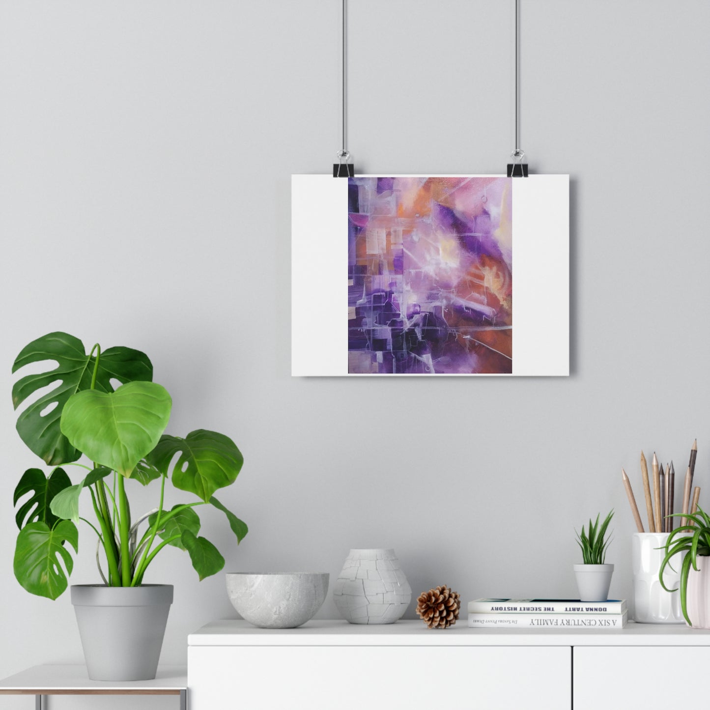 "Purple Paradox”- Giclée Art Print by artist David Hilborn