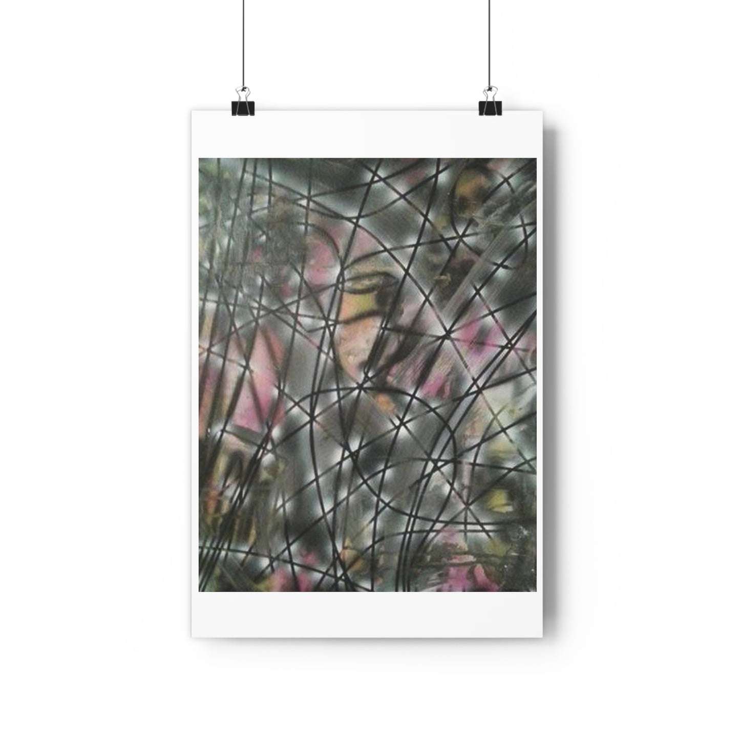 "Crossed Lines”- Giclée Art Print by artist David Hilborn