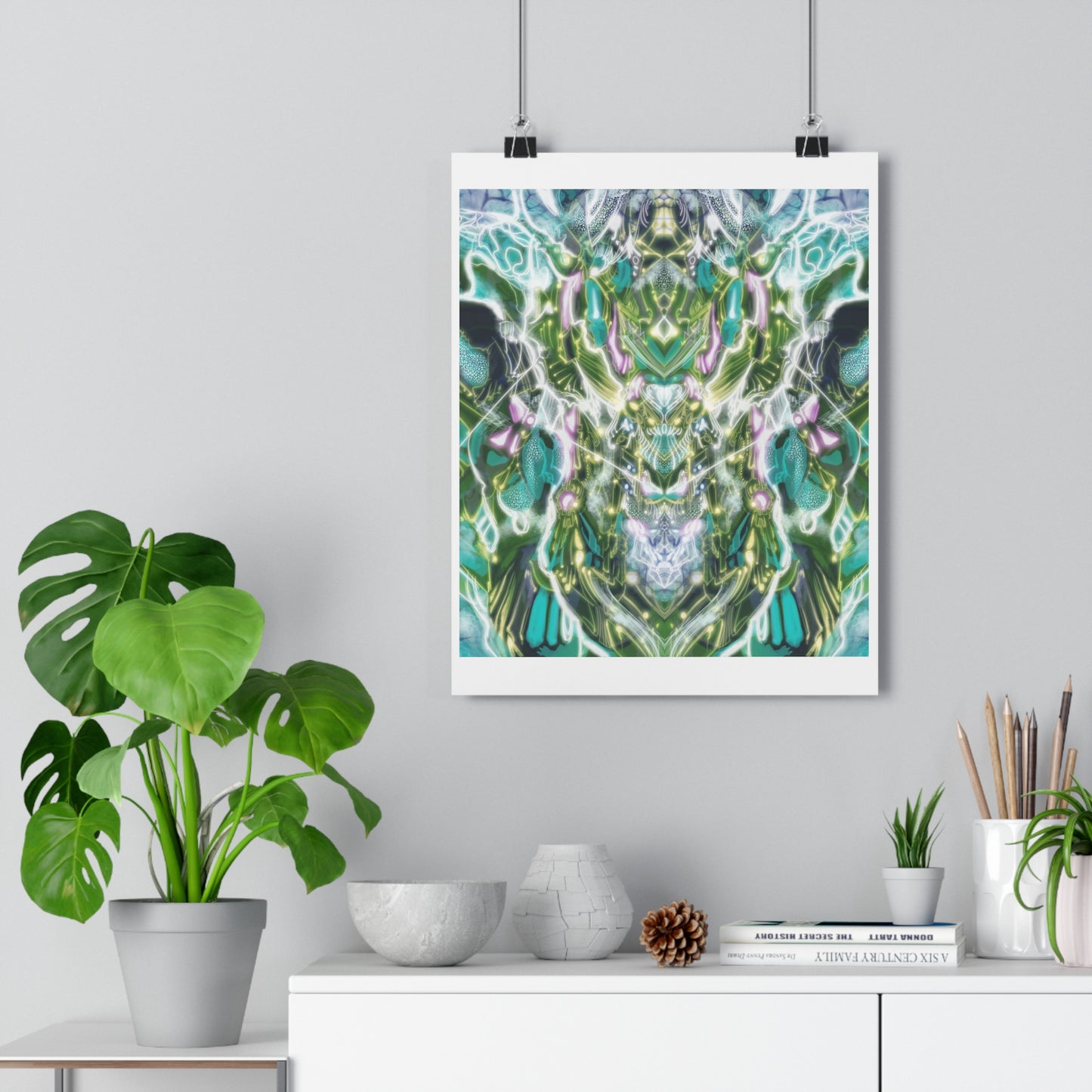 "Green Dragon”- Giclée Art Print by artist David Hilborn