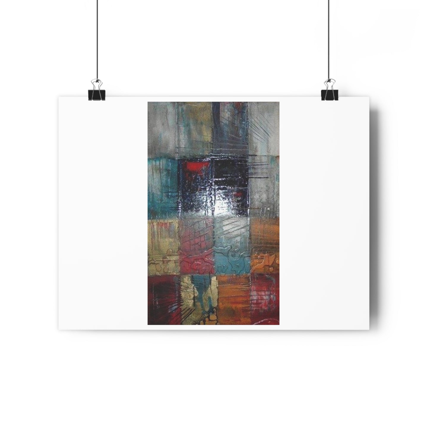 "Contemporary Grid”- Giclée Art Print by artist David Hilborn