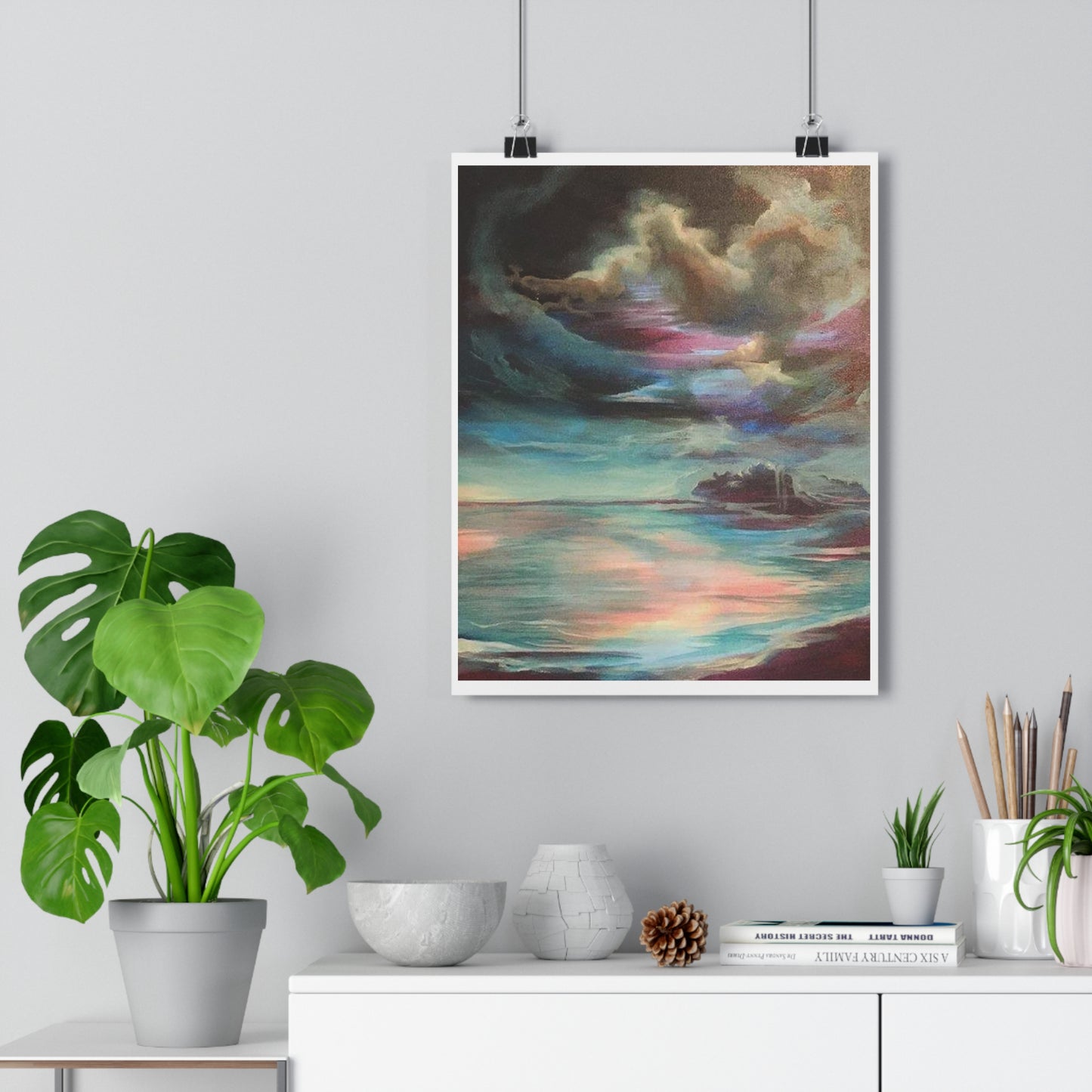 "Stormy”- Giclée Art Print by artist David Hilborn