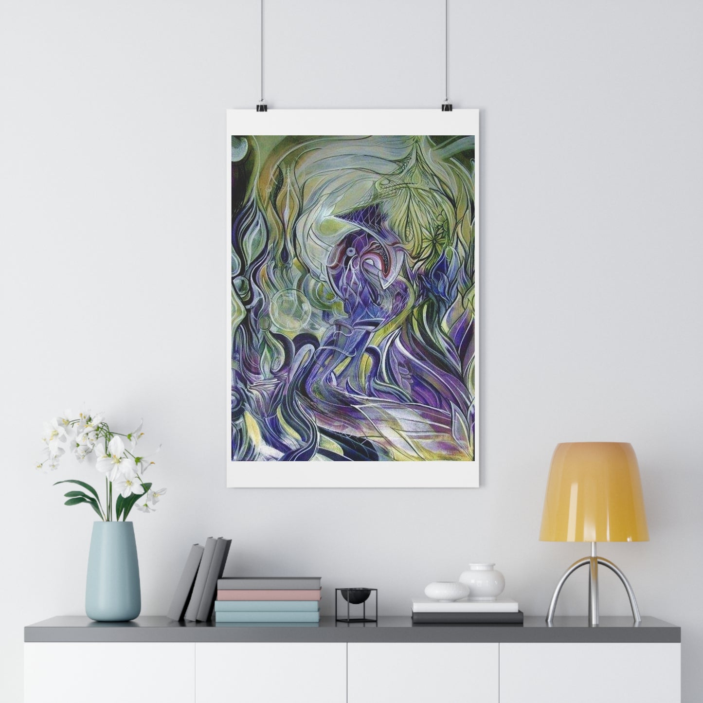 "Purp”- Giclée Art Print by artist David Hilborn