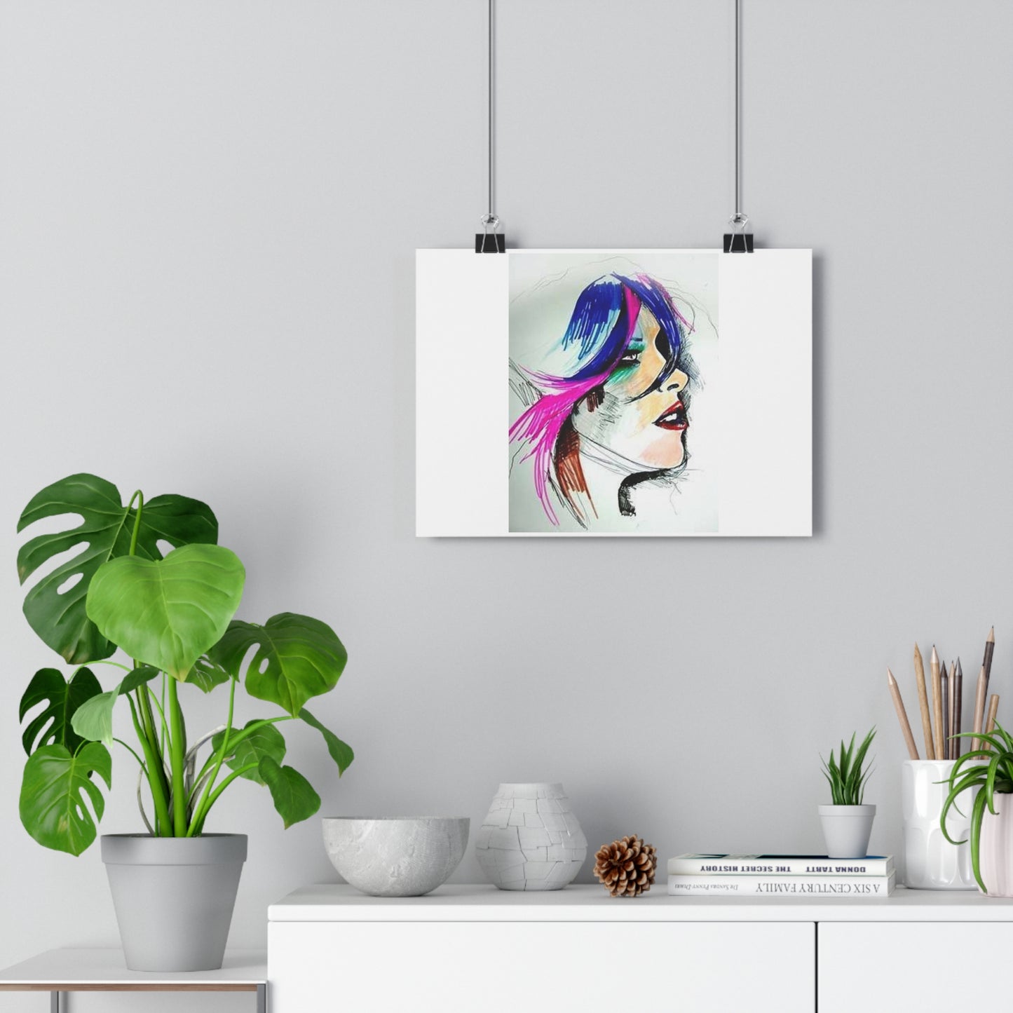 "Scribble”- Giclée Art Print by artist David Hilborn