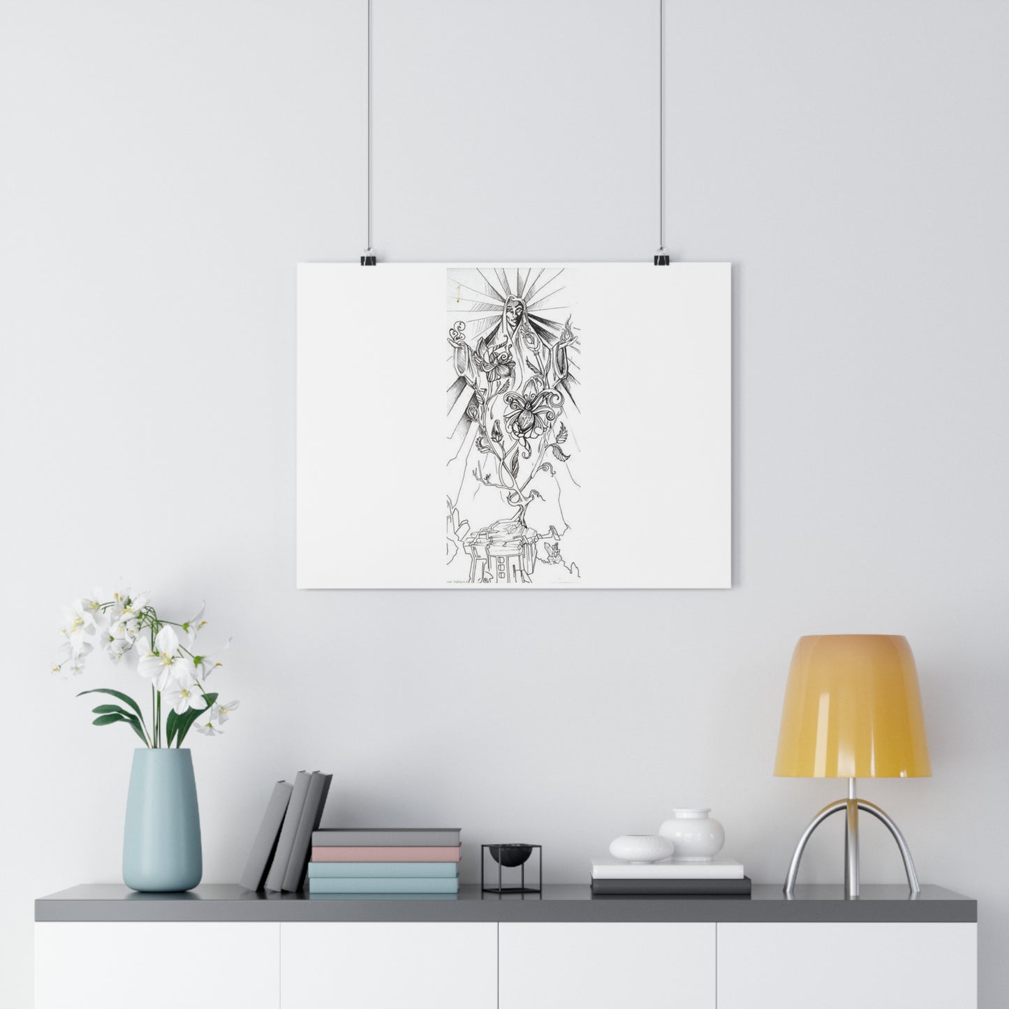 "Crystal Goddess" - Giclée Art Print by artist David Hilborn