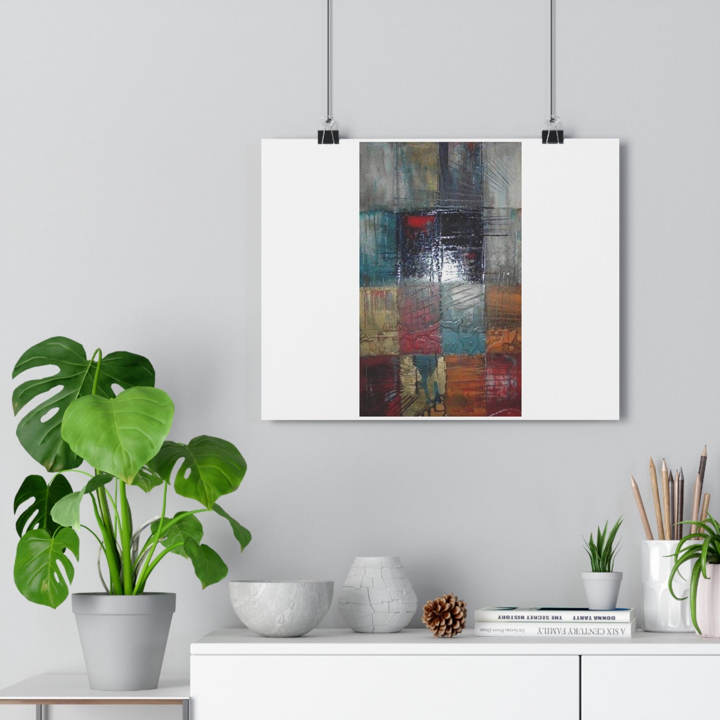 "Contemporary Grid”- Giclée Art Print by artist David Hilborn