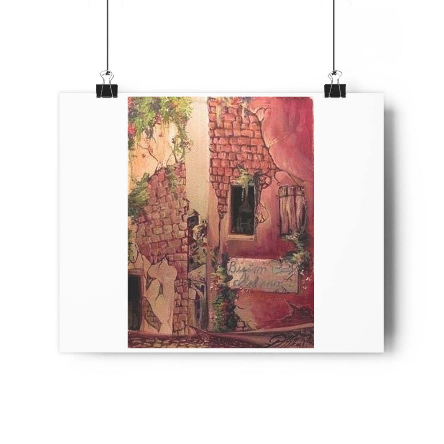 "Bistro”- Giclée Art Print by artist David Hilborn