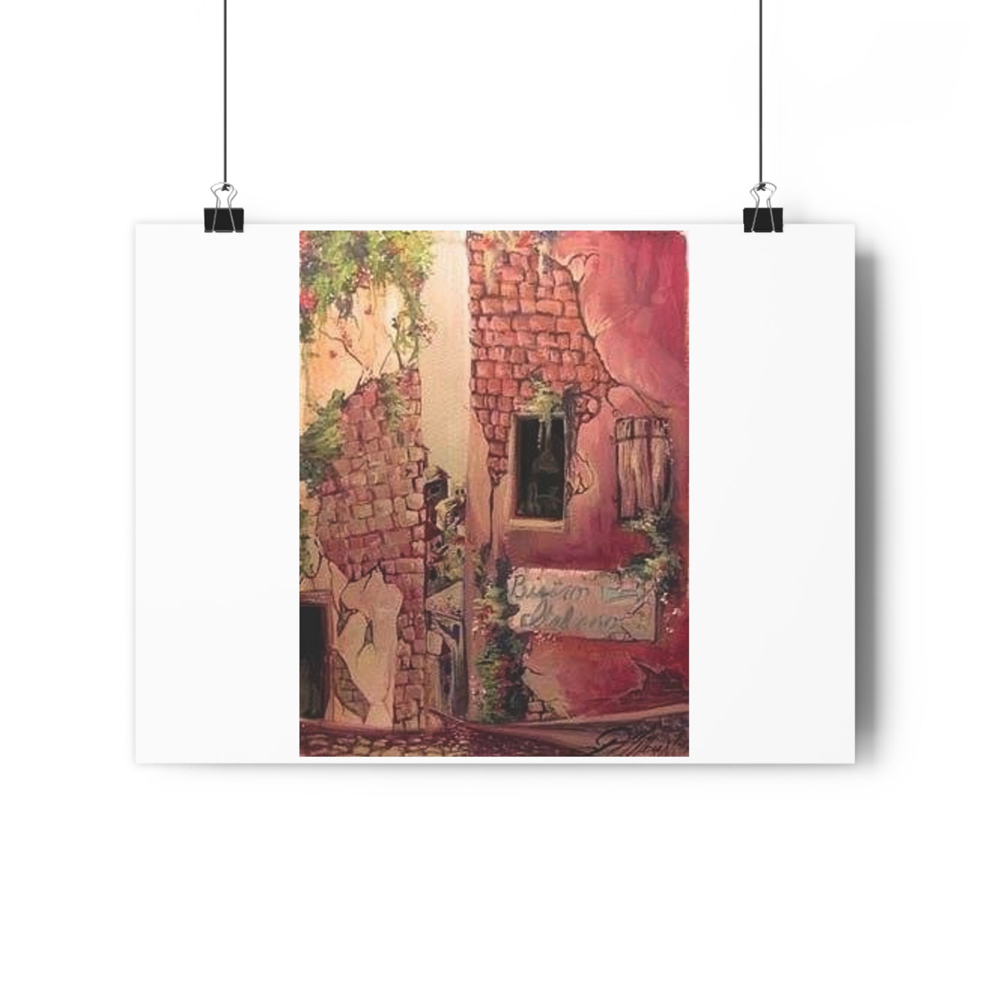 "Bistro”- Giclée Art Print by artist David Hilborn