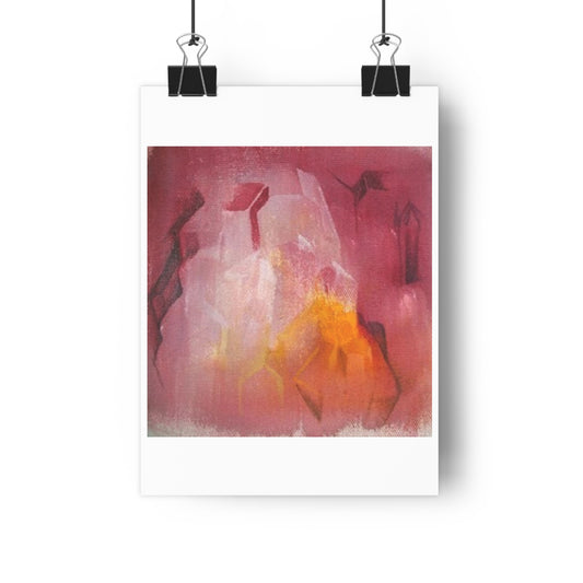 "Raspberry Citrine”- Giclée Art Print by artist David Hilborn