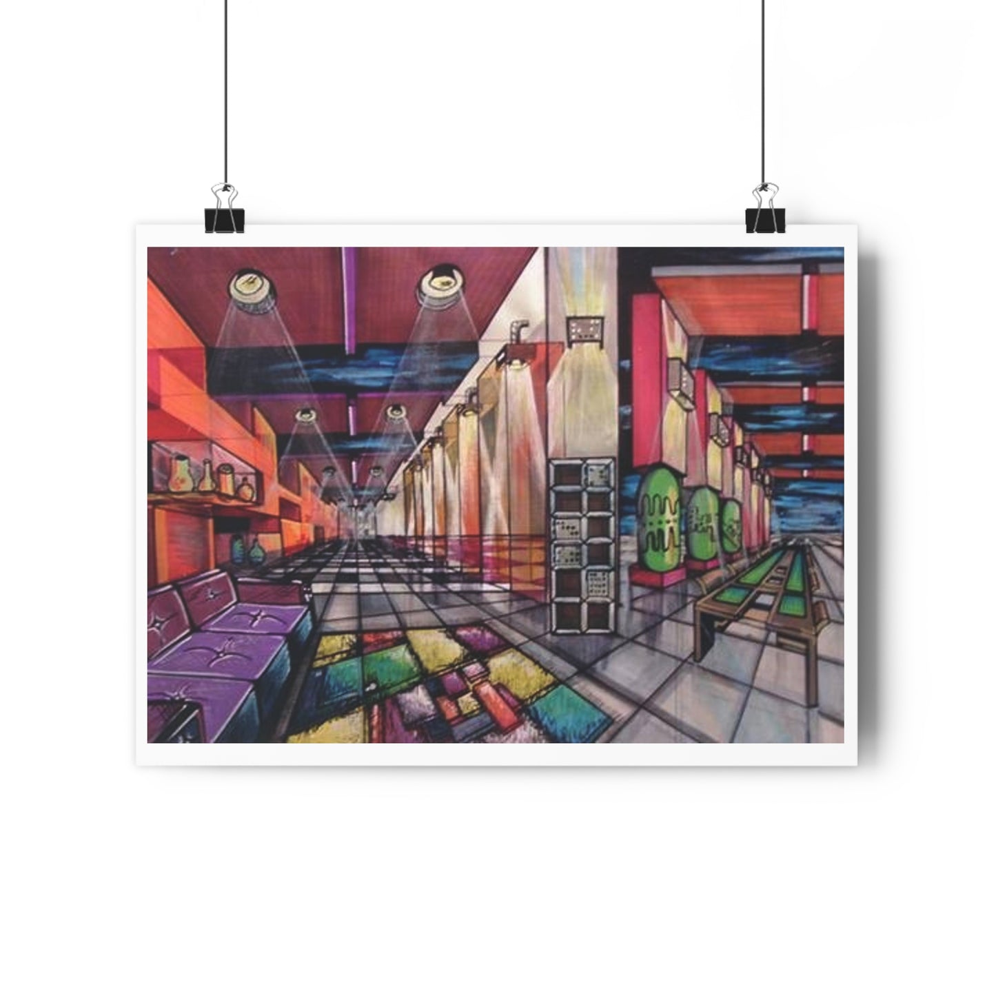 "Impossible Spaces”- Giclée Art Print by artist David Hilborn