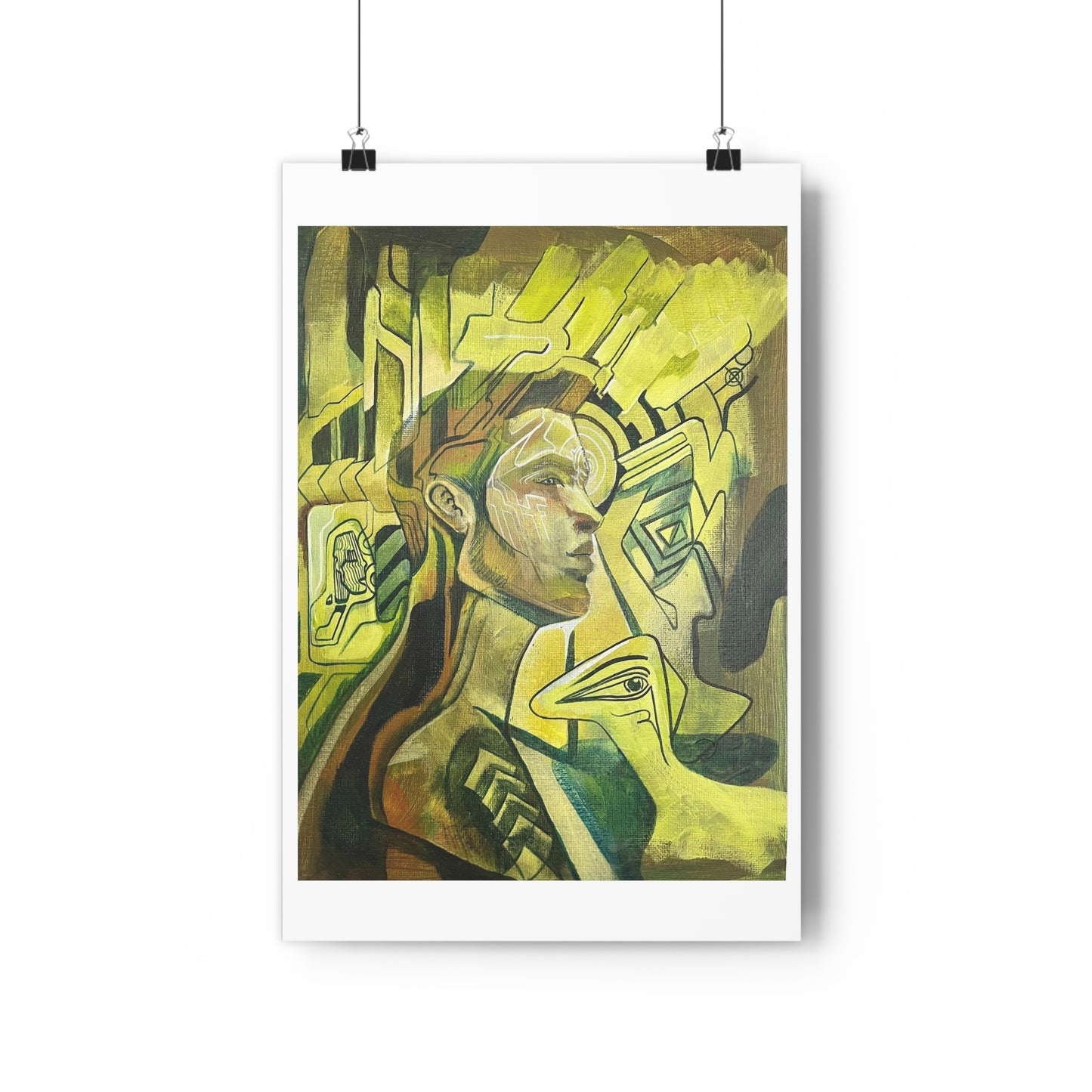 "Gliff" - Giclée Art Print by artist David Hilborn