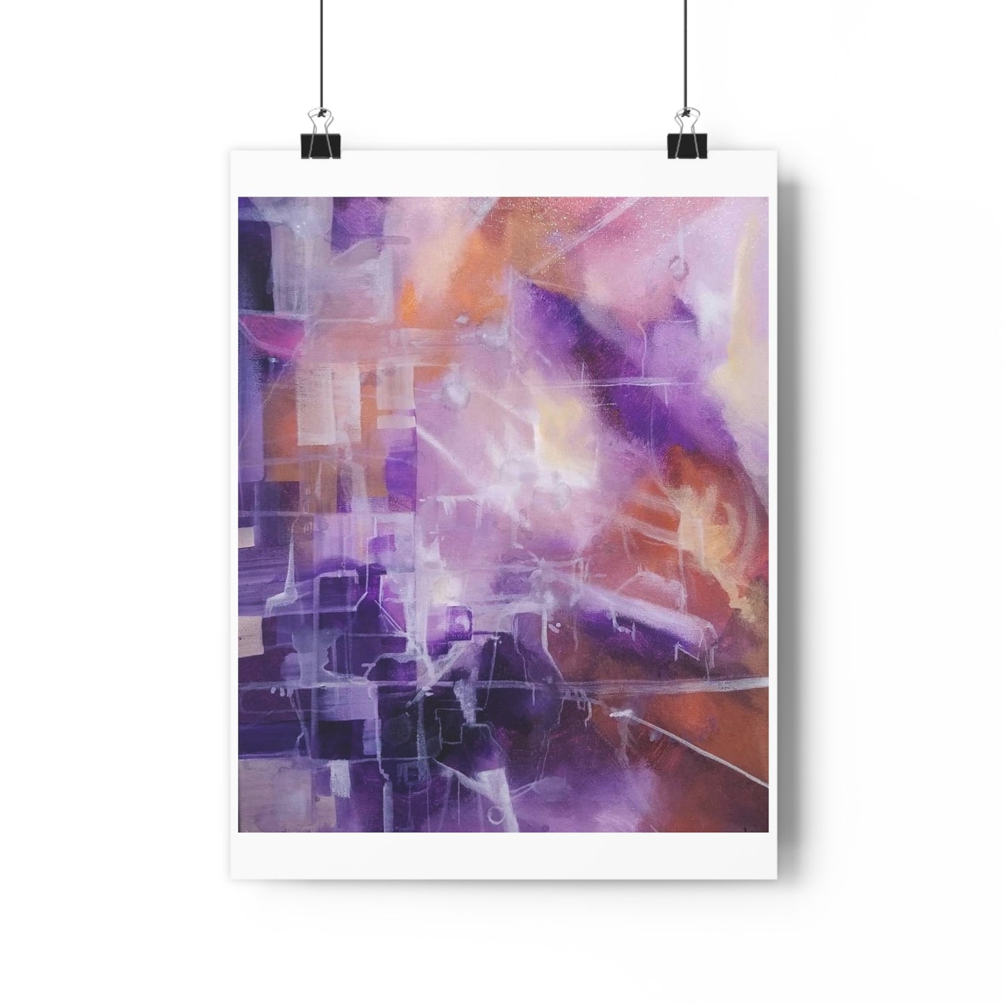 "Purple Paradox”- Giclée Art Print by artist David Hilborn