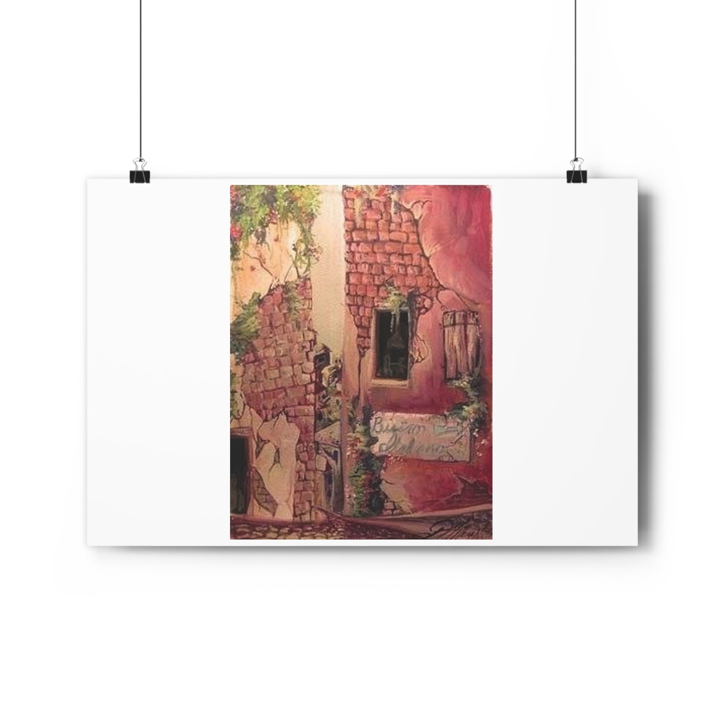 "Bistro”- Giclée Art Print by artist David Hilborn