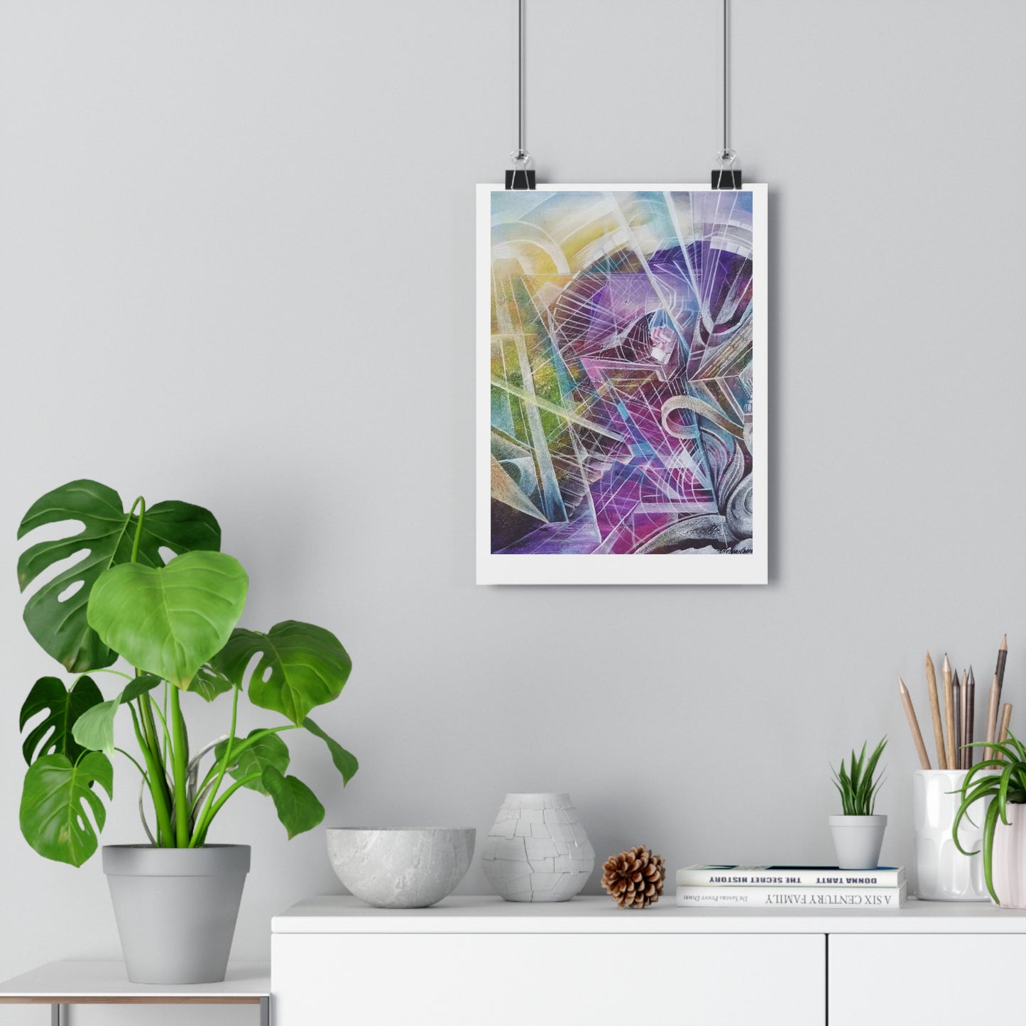 “Crystalline”- Giclée Art Print by artist David Hilborn