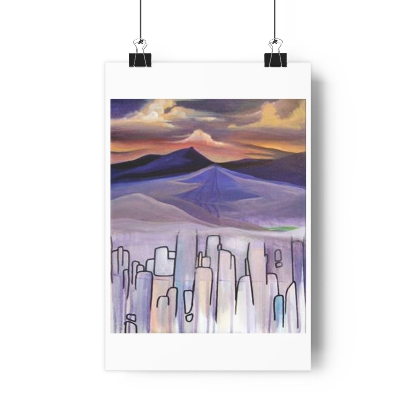 "Bedrock”- Giclée Art Print by artist David Hilborn