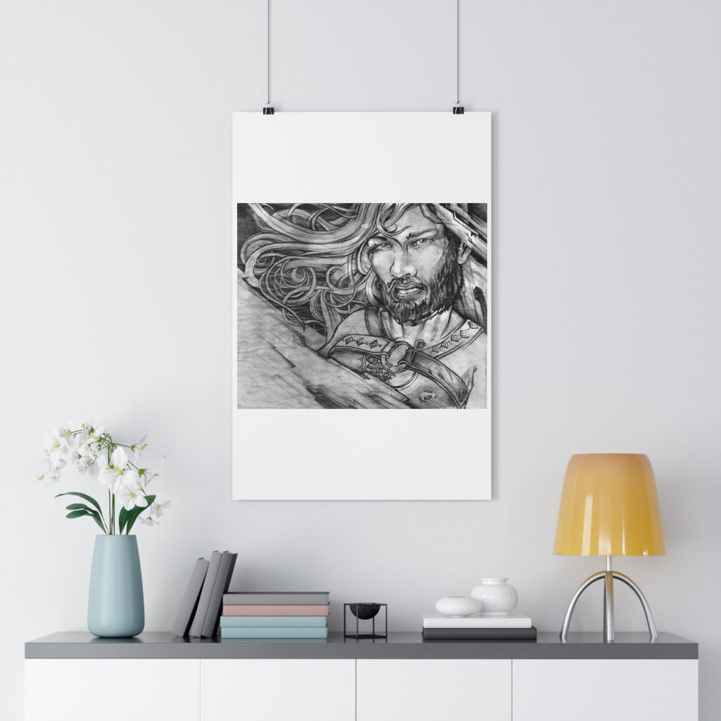 "Bearded Beauty" - Giclée Art Print by artist David Hilborn