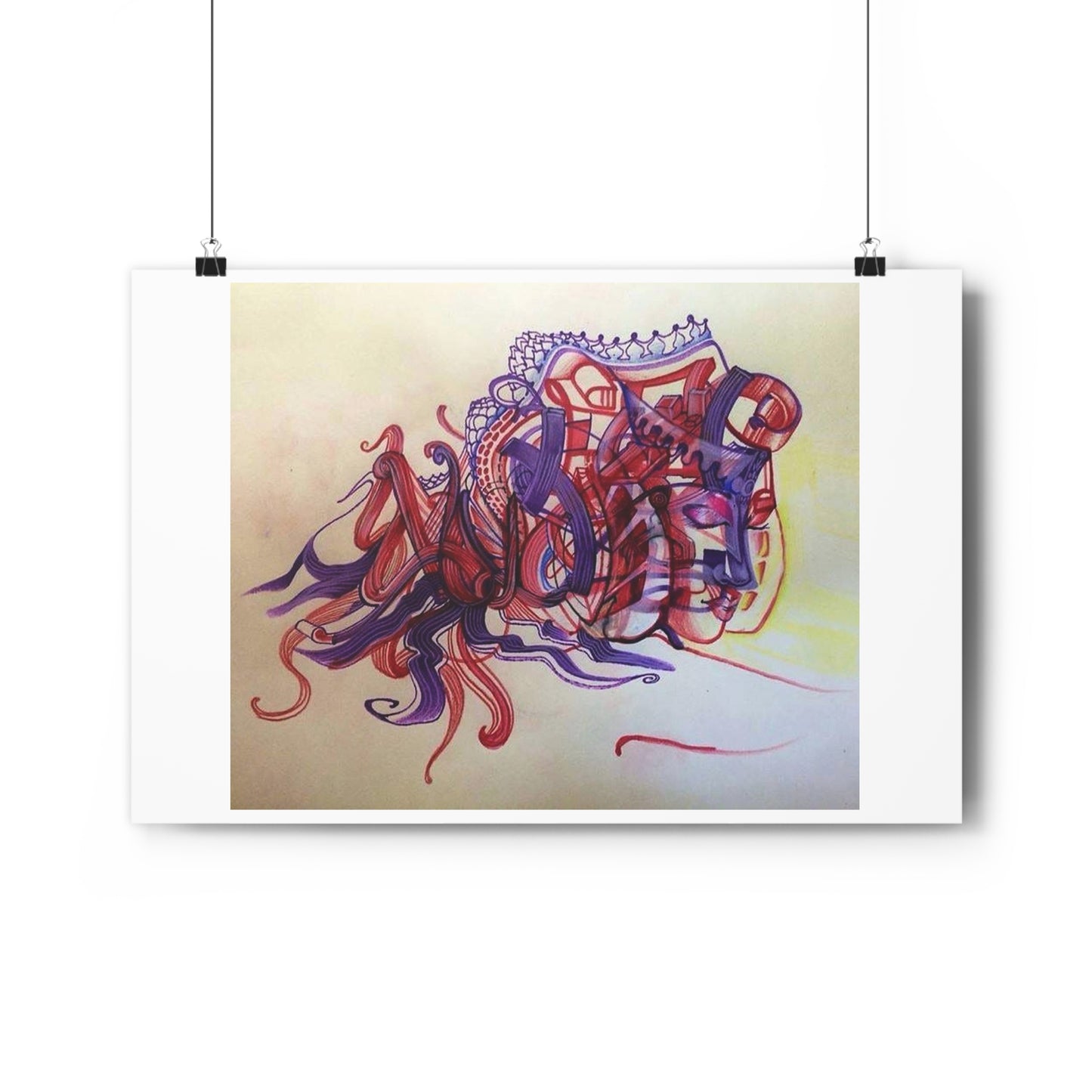 "Ribbon Dancer”- Giclée Art Print by artist David Hilborn