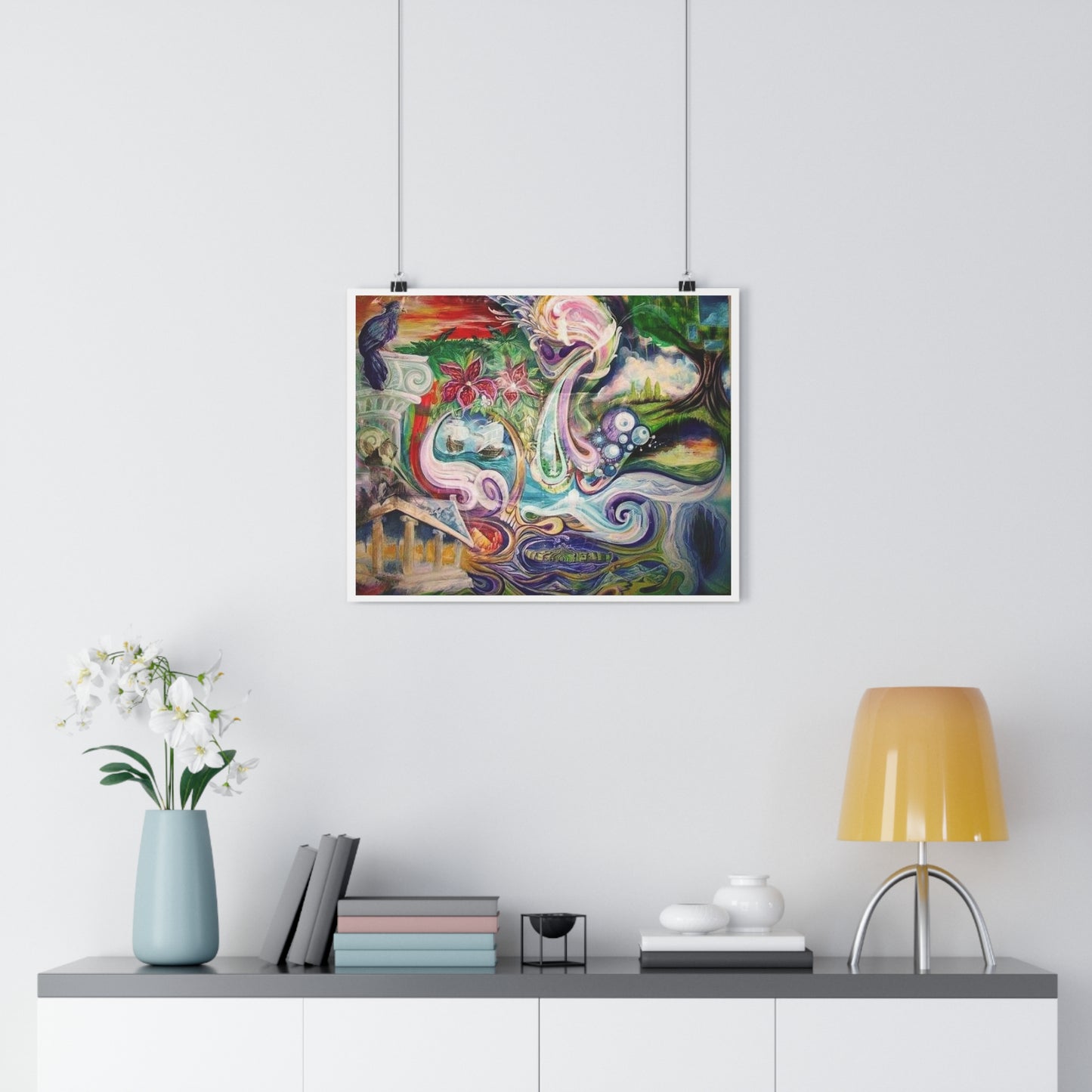 "Focus and Chaos”- Giclée Art Print by artist David Hilborn