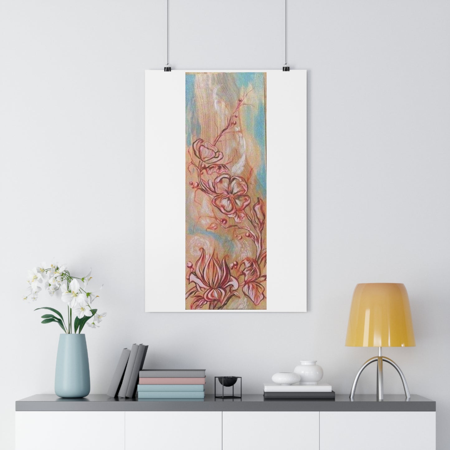 "Cherry Blossoms”- Giclée Art Print by artist David Hilborn